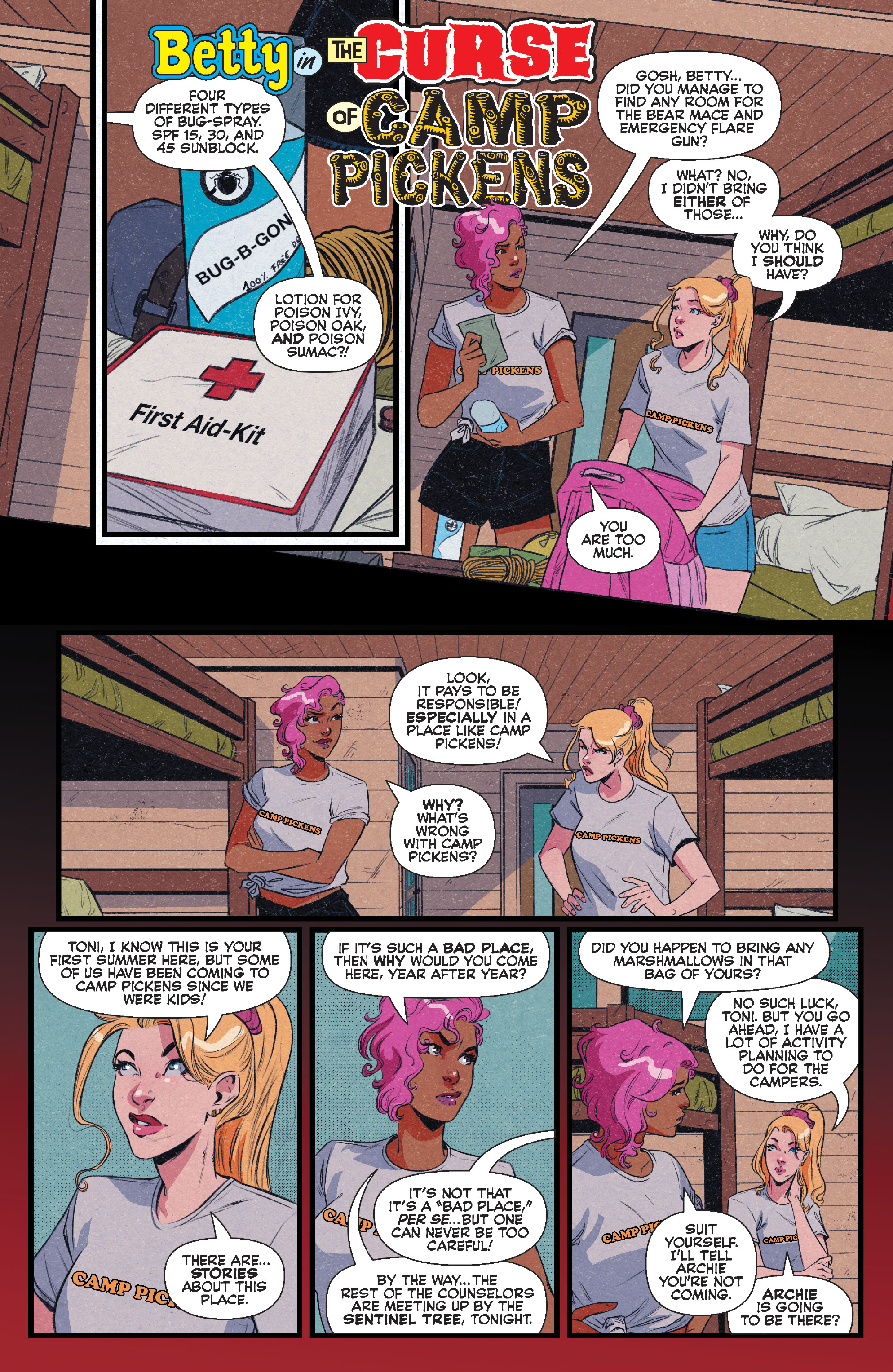 Read online Chilling Adventures Presents … Camp Pickens comic -  Issue # Full - 6