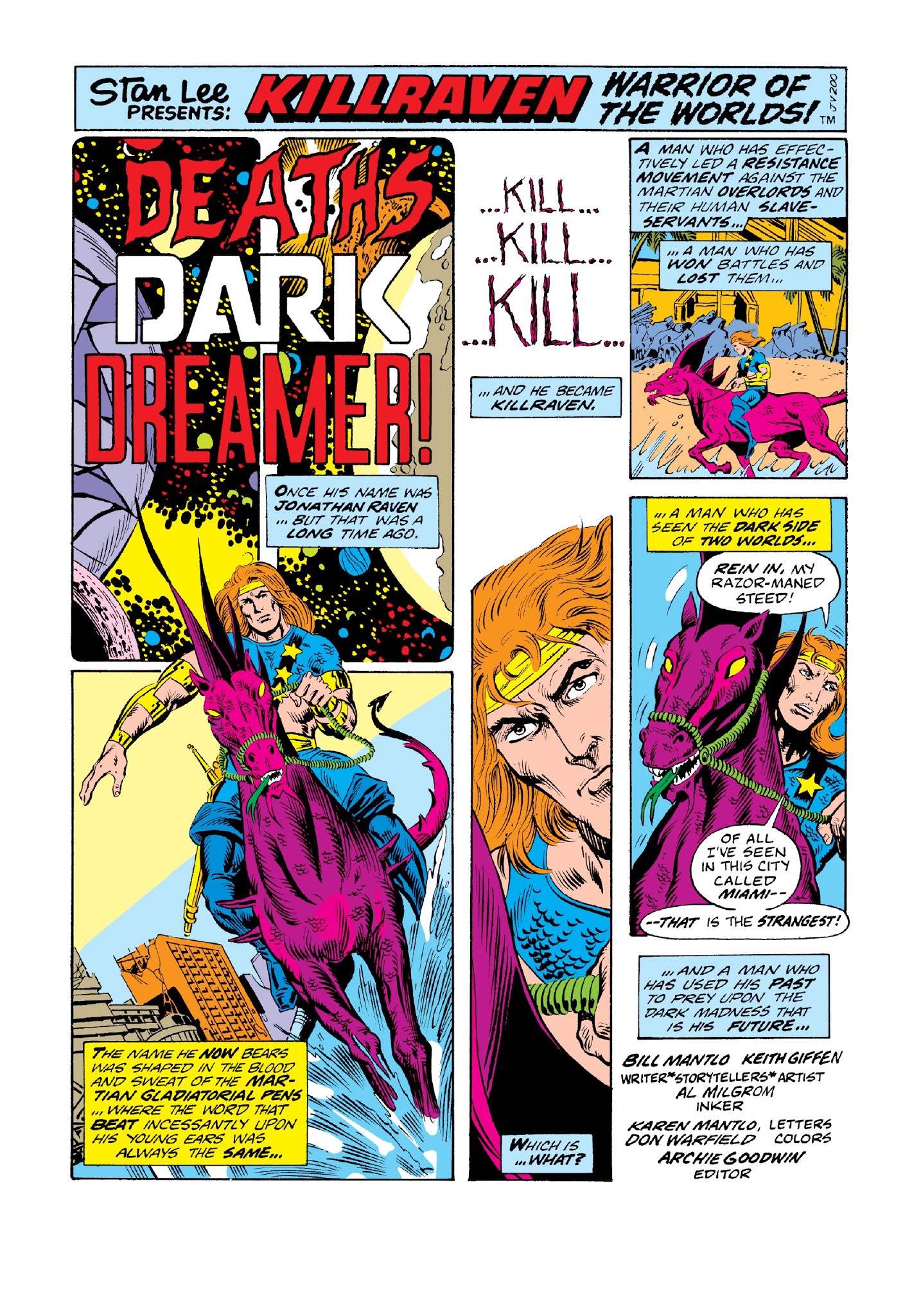 Read online Marvel Masterworks: Killraven comic -  Issue # TPB 1 (Part 4) - 56
