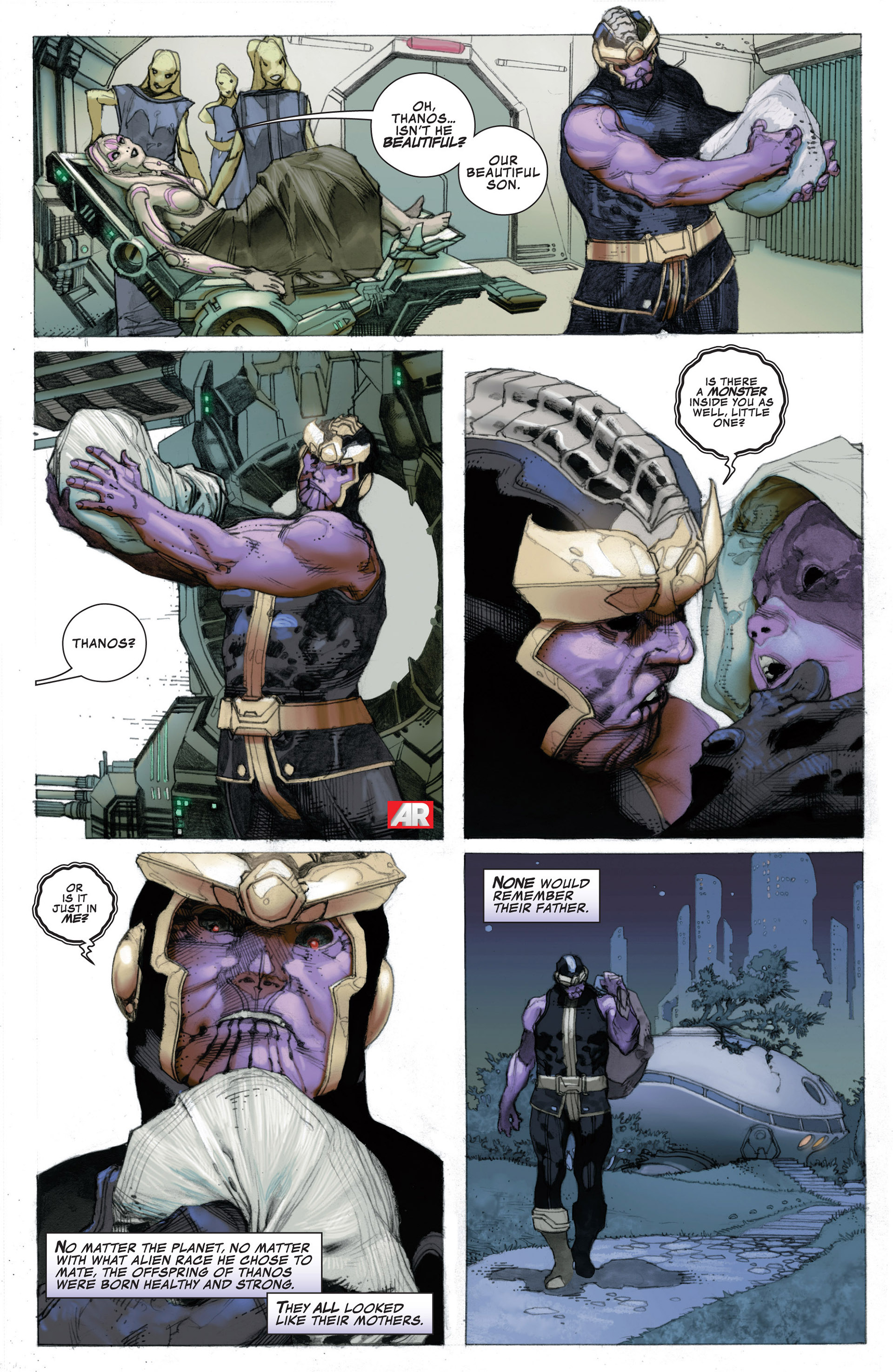 Read online Thanos Rising comic -  Issue #3 - 10