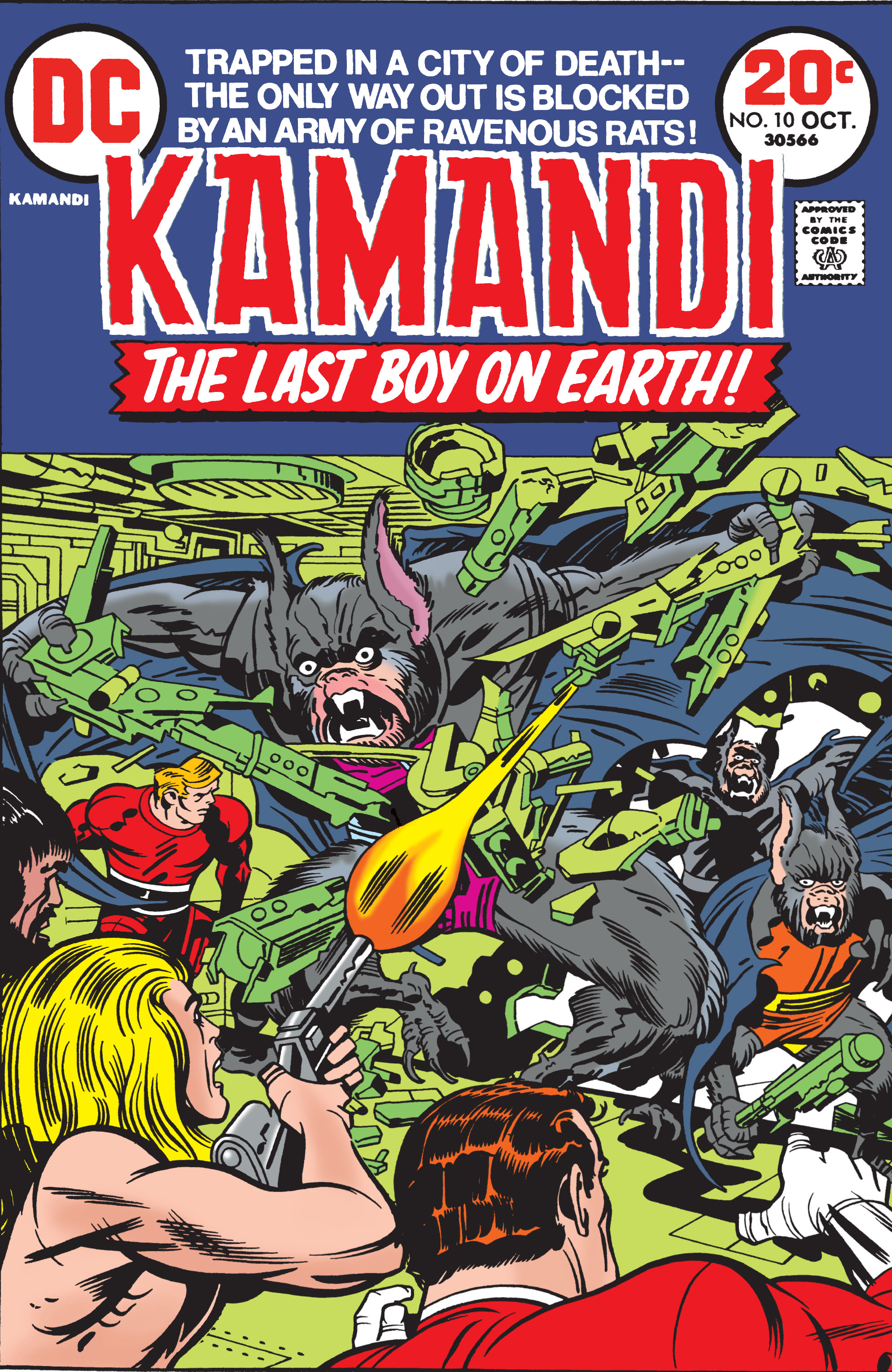 Read online Kamandi, The Last Boy On Earth comic -  Issue #10 - 1