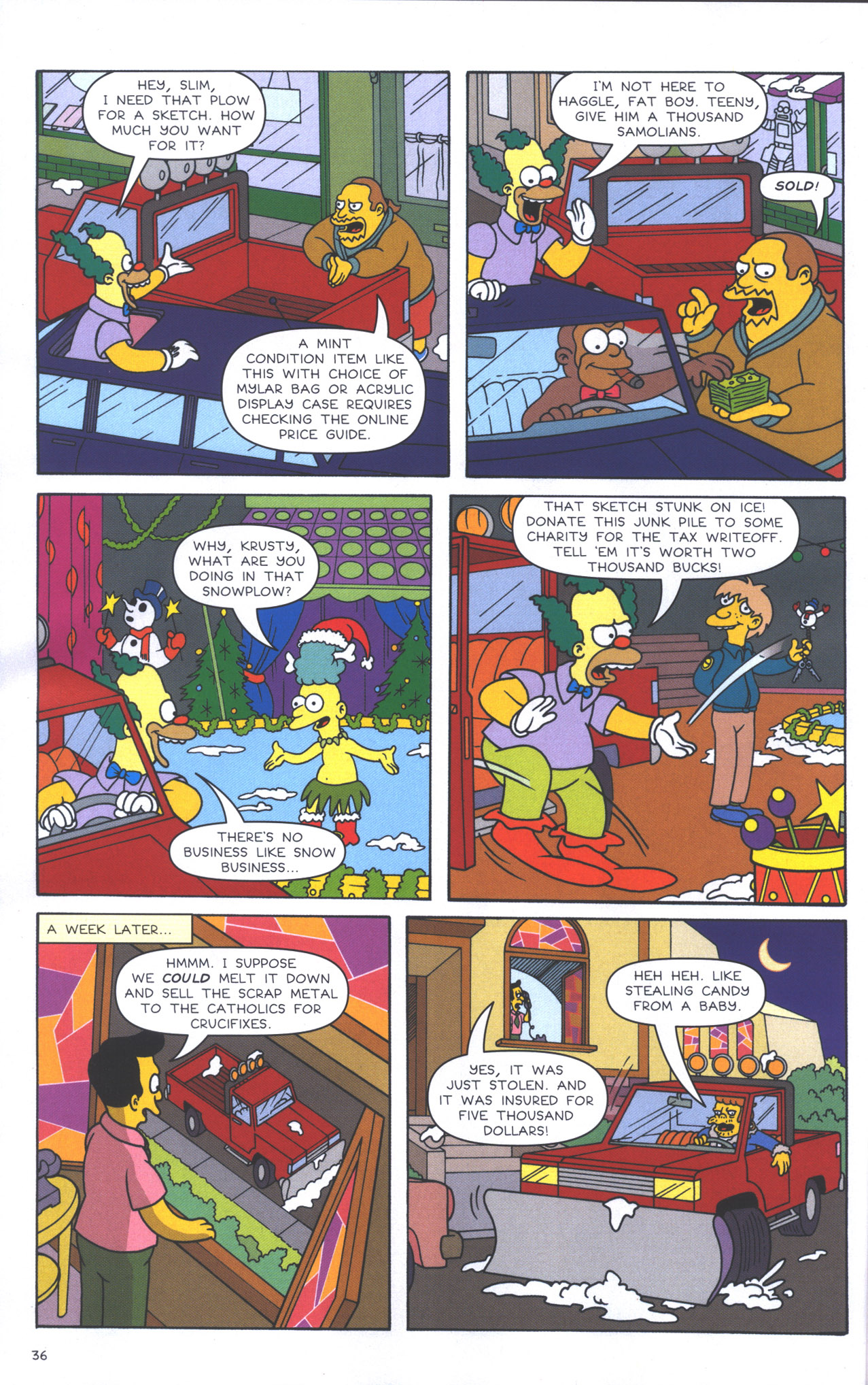 Read online The Simpsons Winter Wingding comic -  Issue #4 - 38