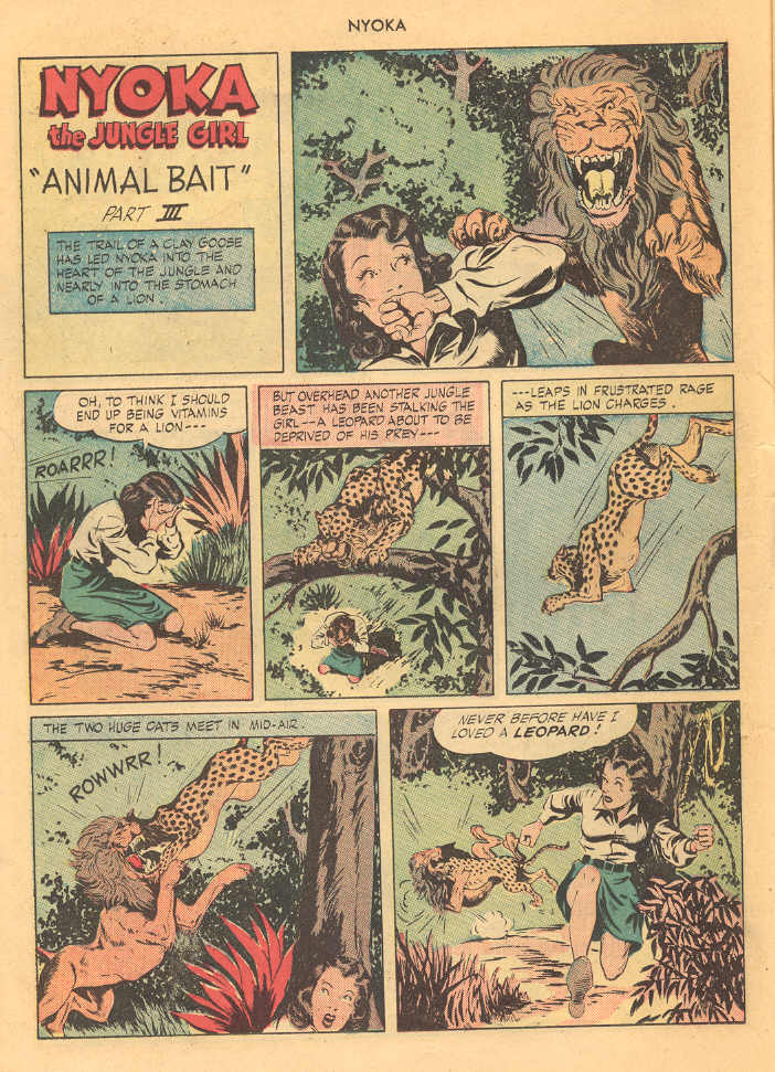 Read online Nyoka the Jungle Girl (1945) comic -  Issue #4 - 14