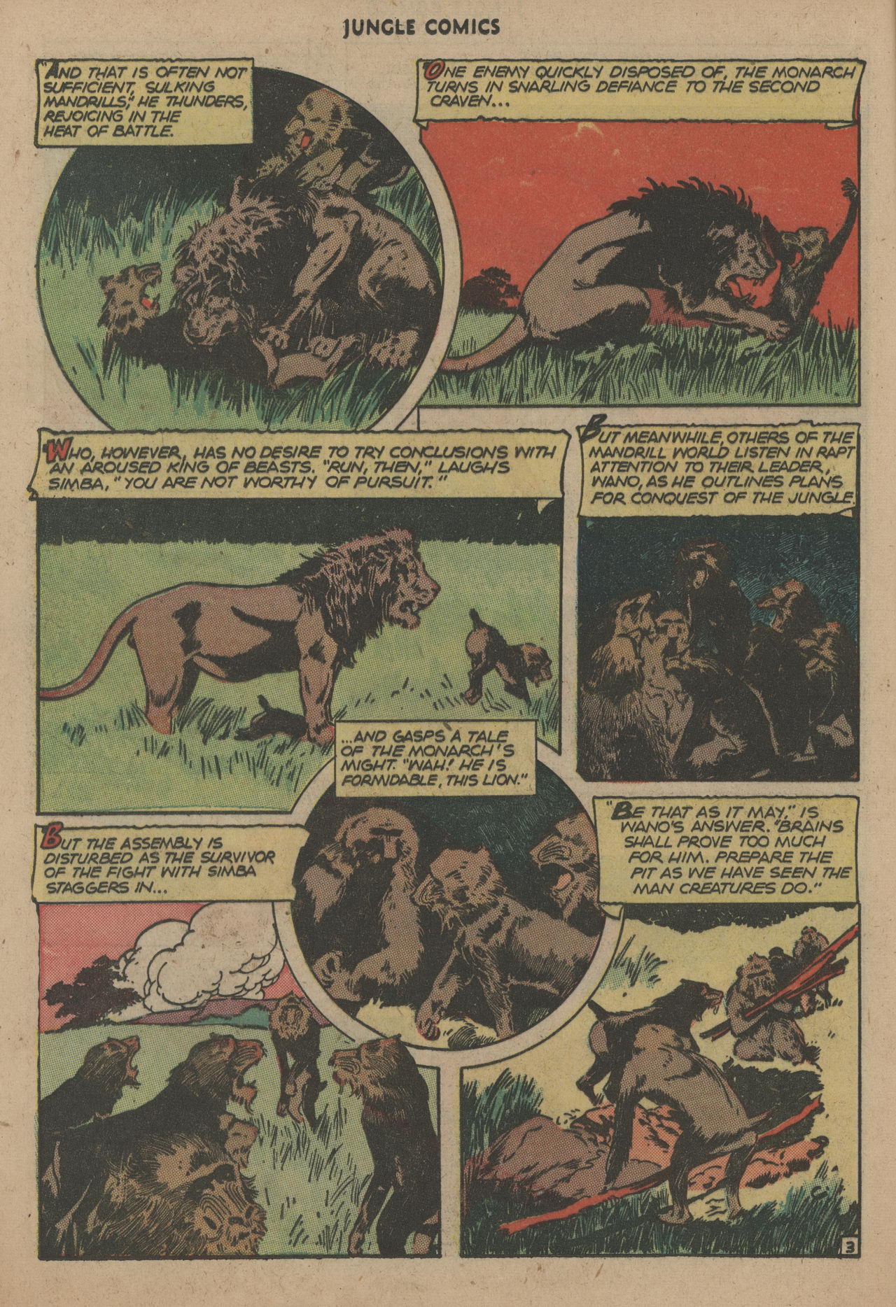 Read online Jungle Comics comic -  Issue #81 - 16