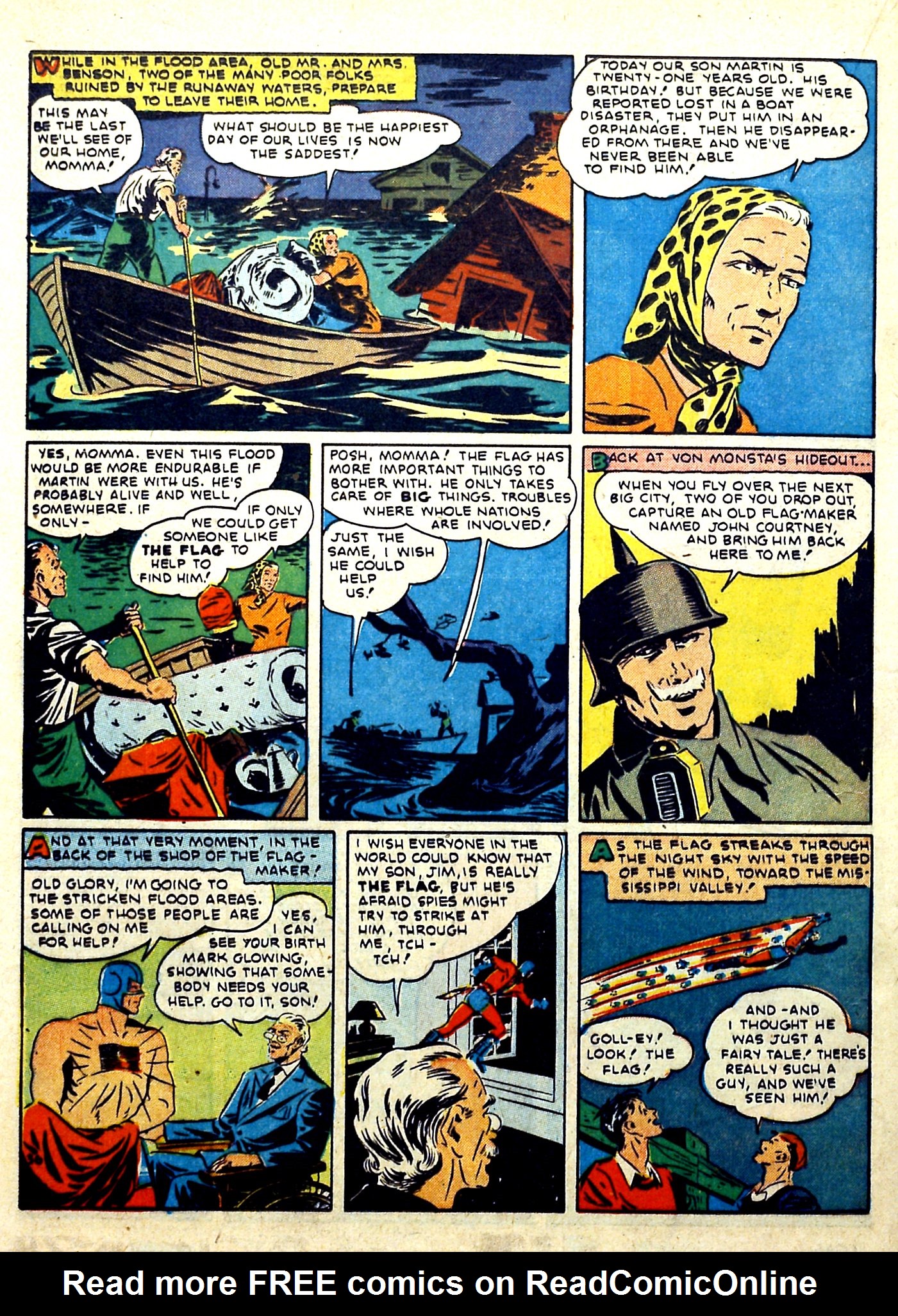 Read online Our Flag Comics comic -  Issue #3 - 37