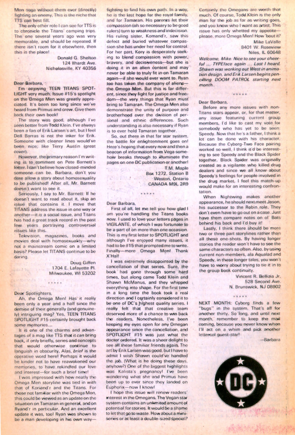 Read online Teen Titans Spotlight comic -  Issue #19 - 25