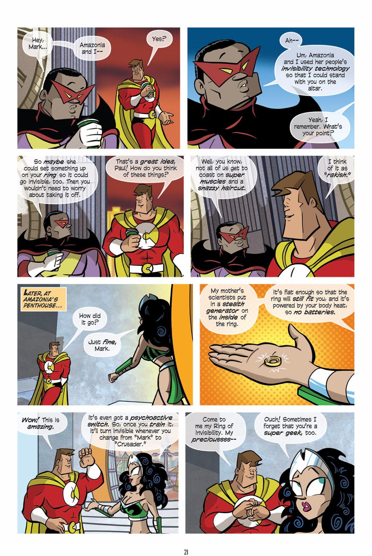 Read online Love and Capes comic -  Issue #13 - 17