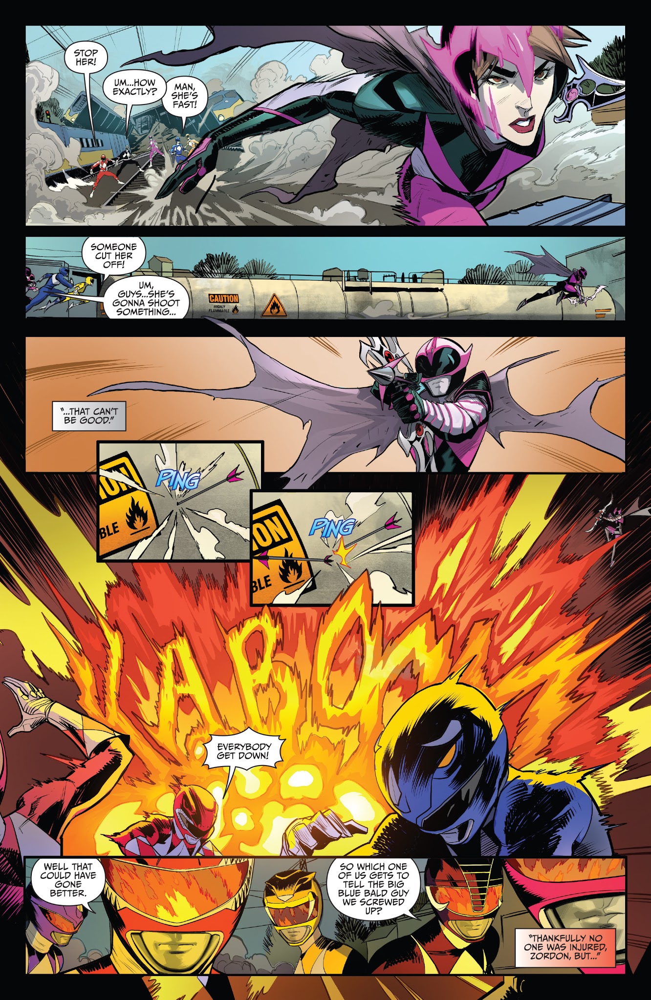 Read online Saban's Go Go Power Rangers comic -  Issue #9 - 17