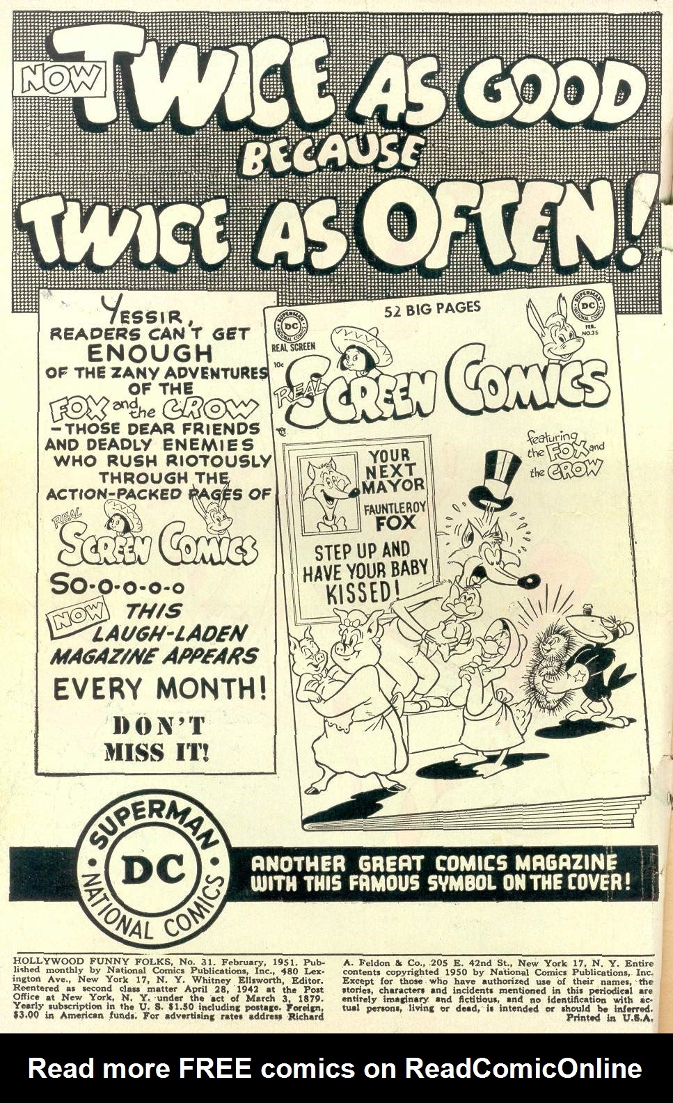 Read online Hollywood Funny Folks comic -  Issue #31 - 2