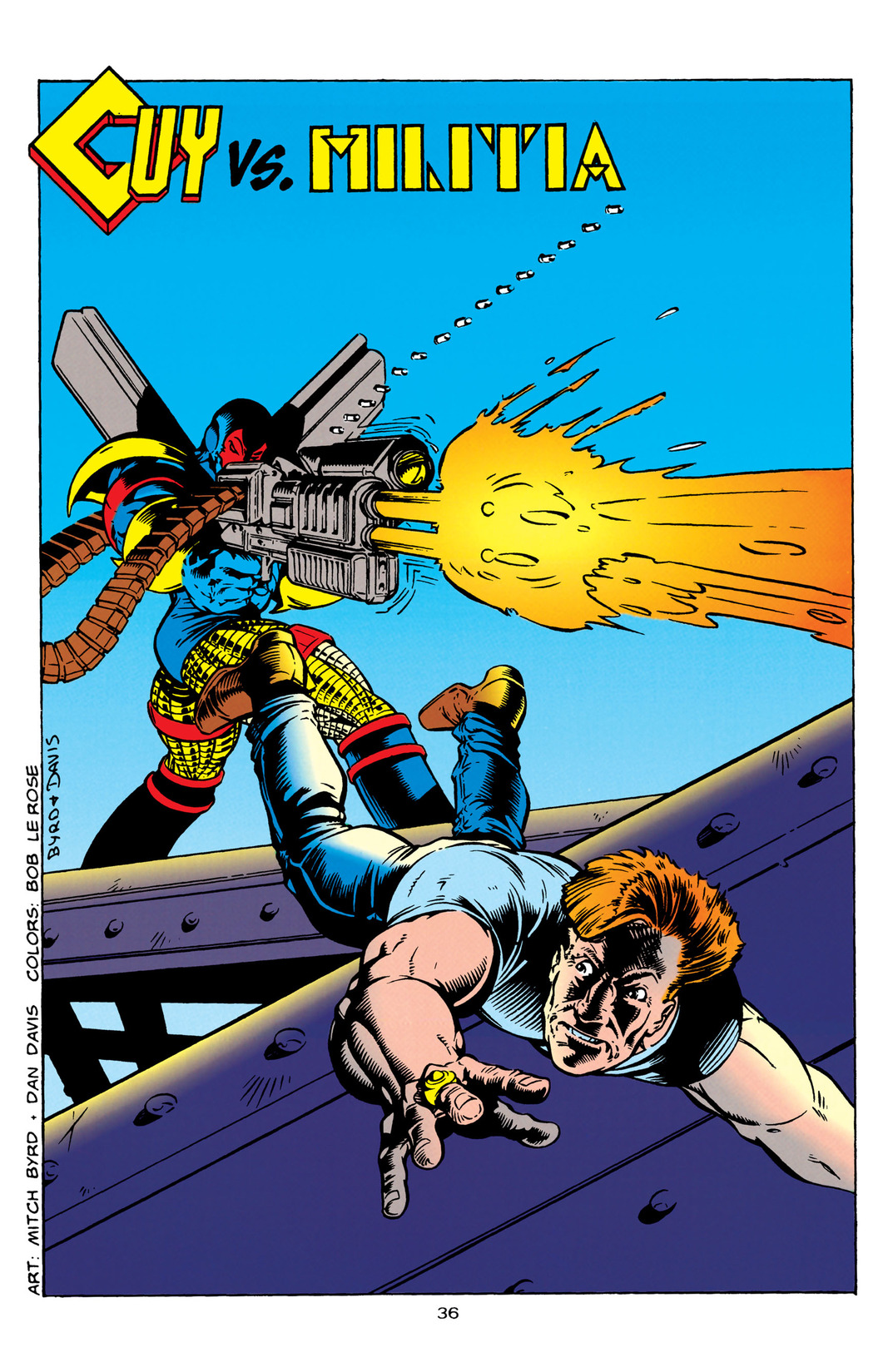 Read online Guy Gardner: Warrior comic -  Issue #25 - 37