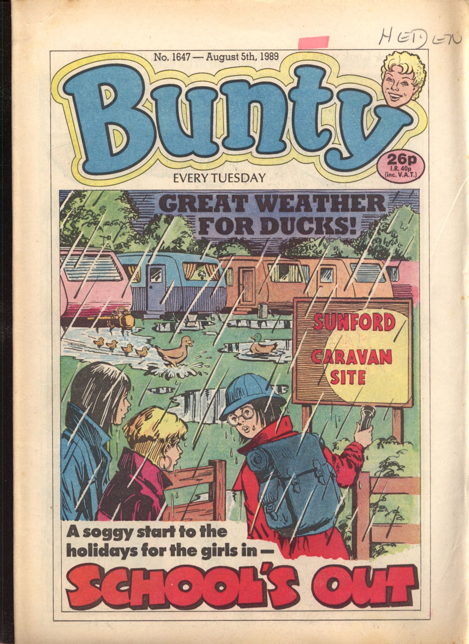 Read online Bunty comic -  Issue #1647 - 1