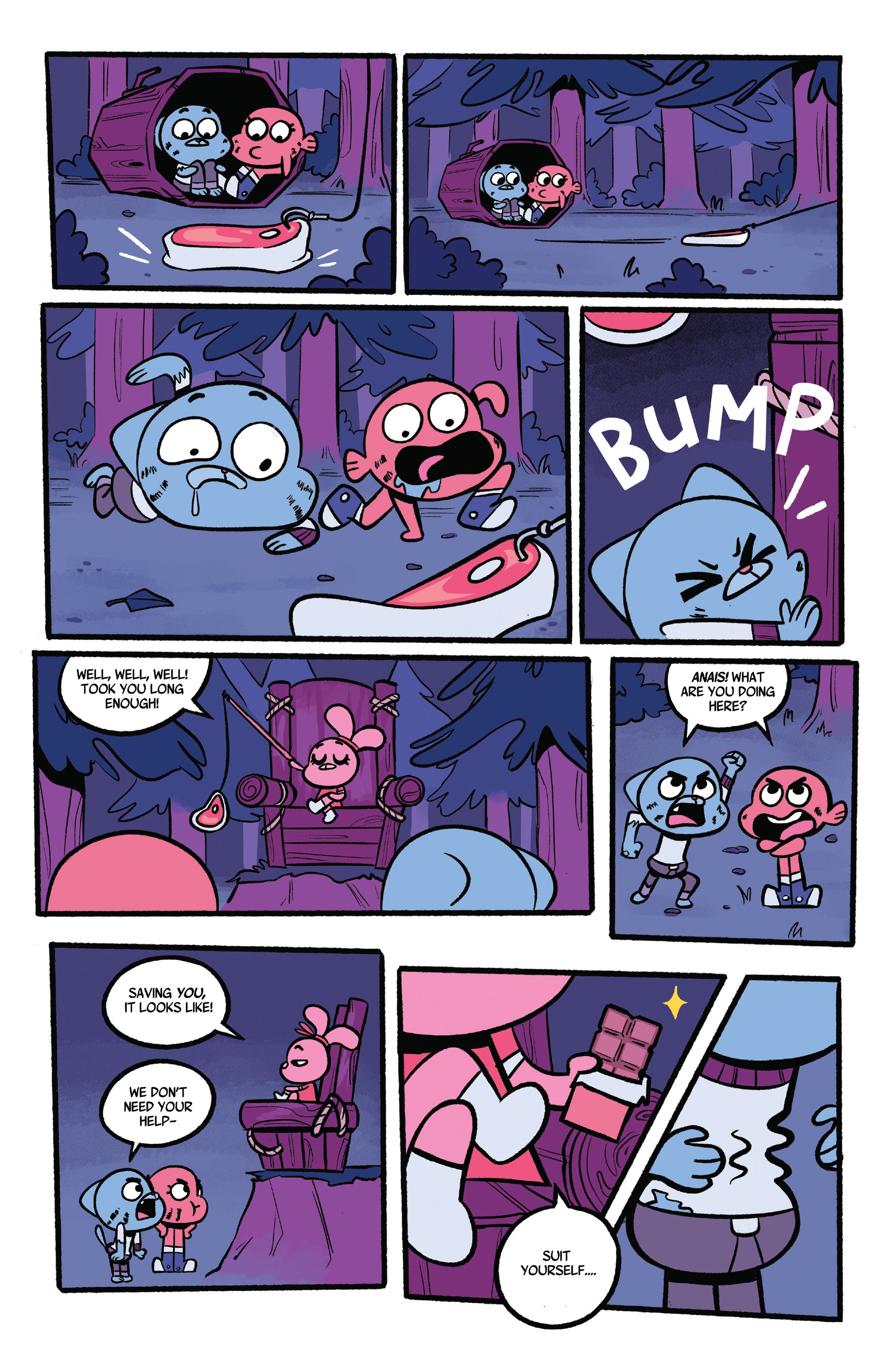 Read online The Amazing World of Gumball: Spring Break Smash comic -  Issue # Full - 9