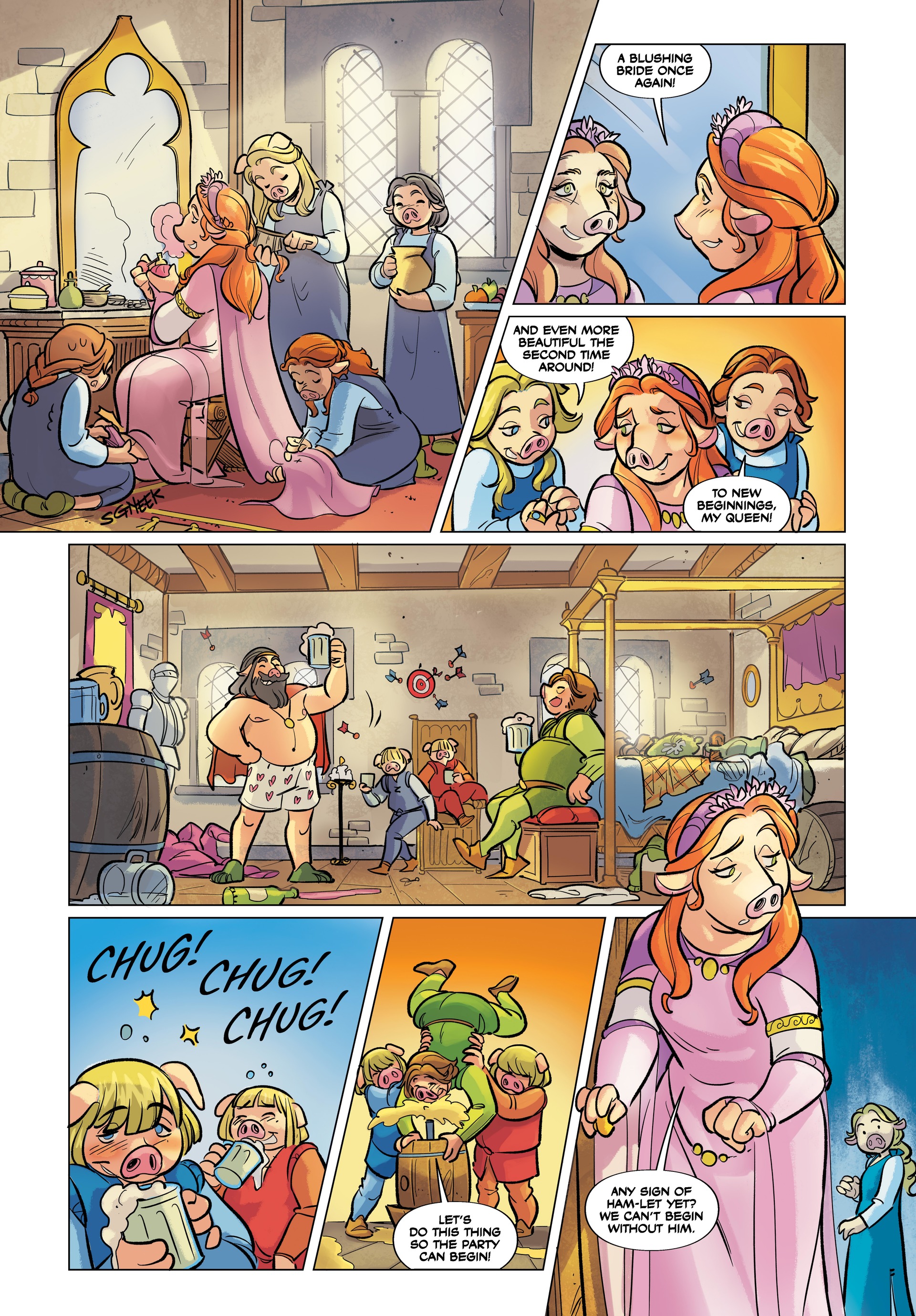 Read online Ham-let: A Shakespearean Mash-up comic -  Issue # Full - 8