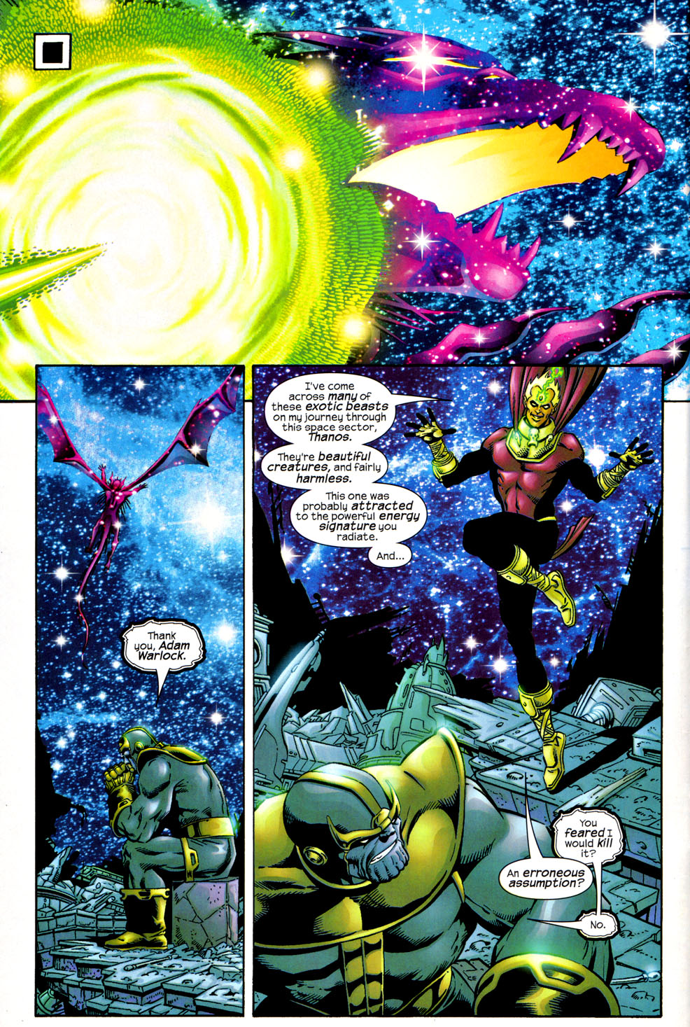 Read online Thanos (2003) comic -  Issue #1 - 4