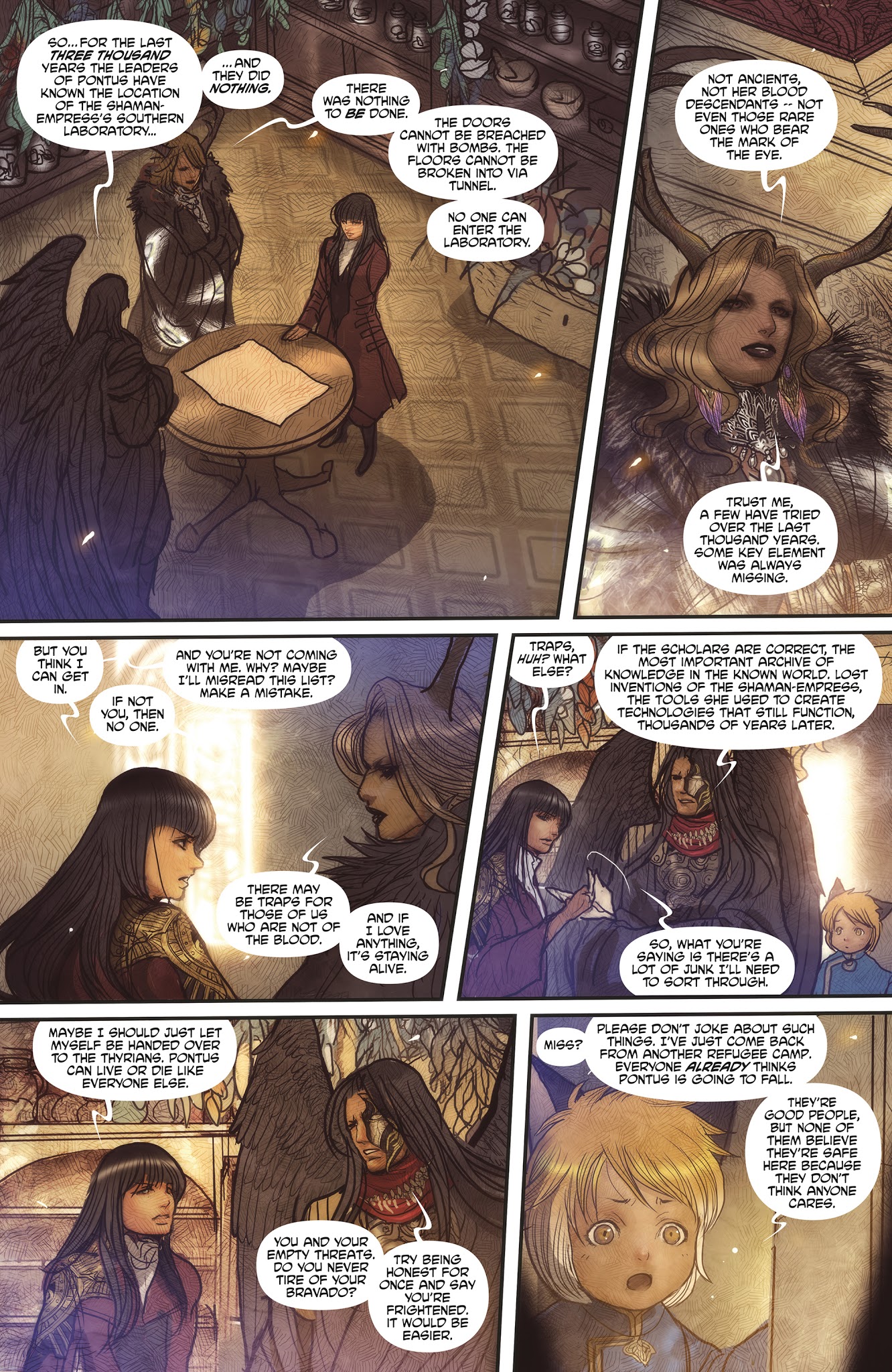 Read online Monstress comic -  Issue #15 - 17