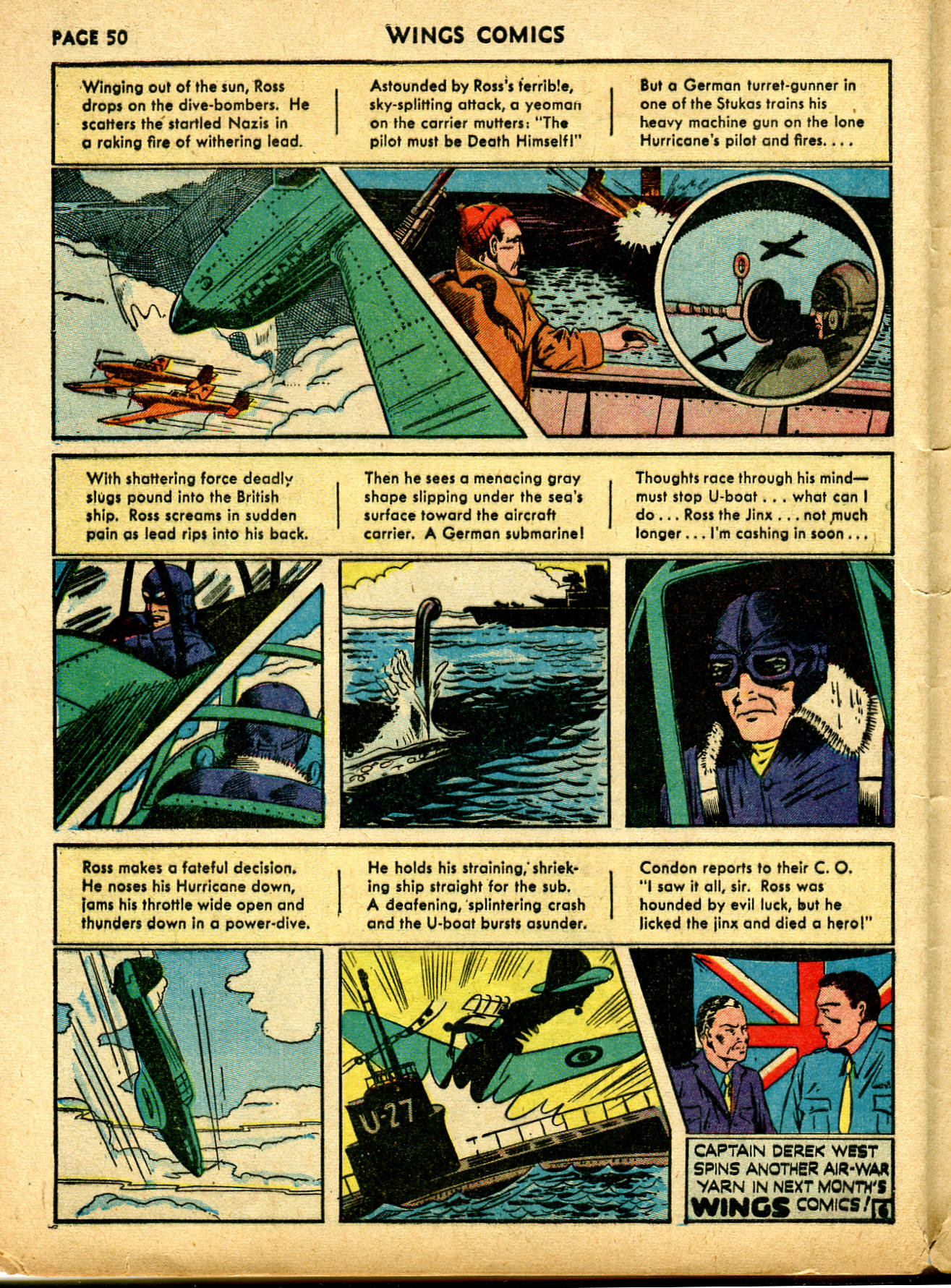 Read online Wings Comics comic -  Issue #12 - 52