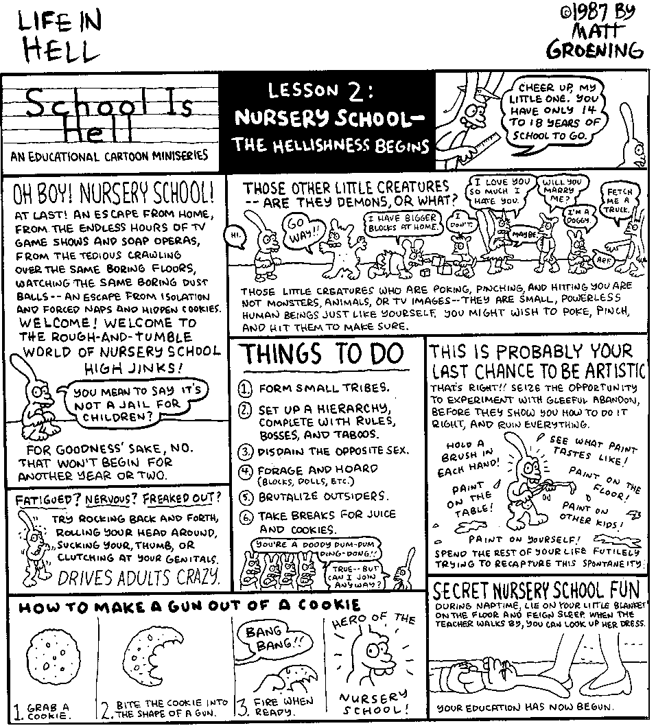Read online Life In Hell comic -  Issue # TPB School Is Hell - 6