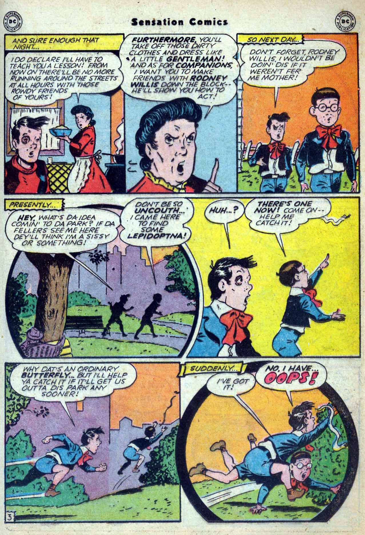Read online Sensation (Mystery) Comics comic -  Issue #59 - 19