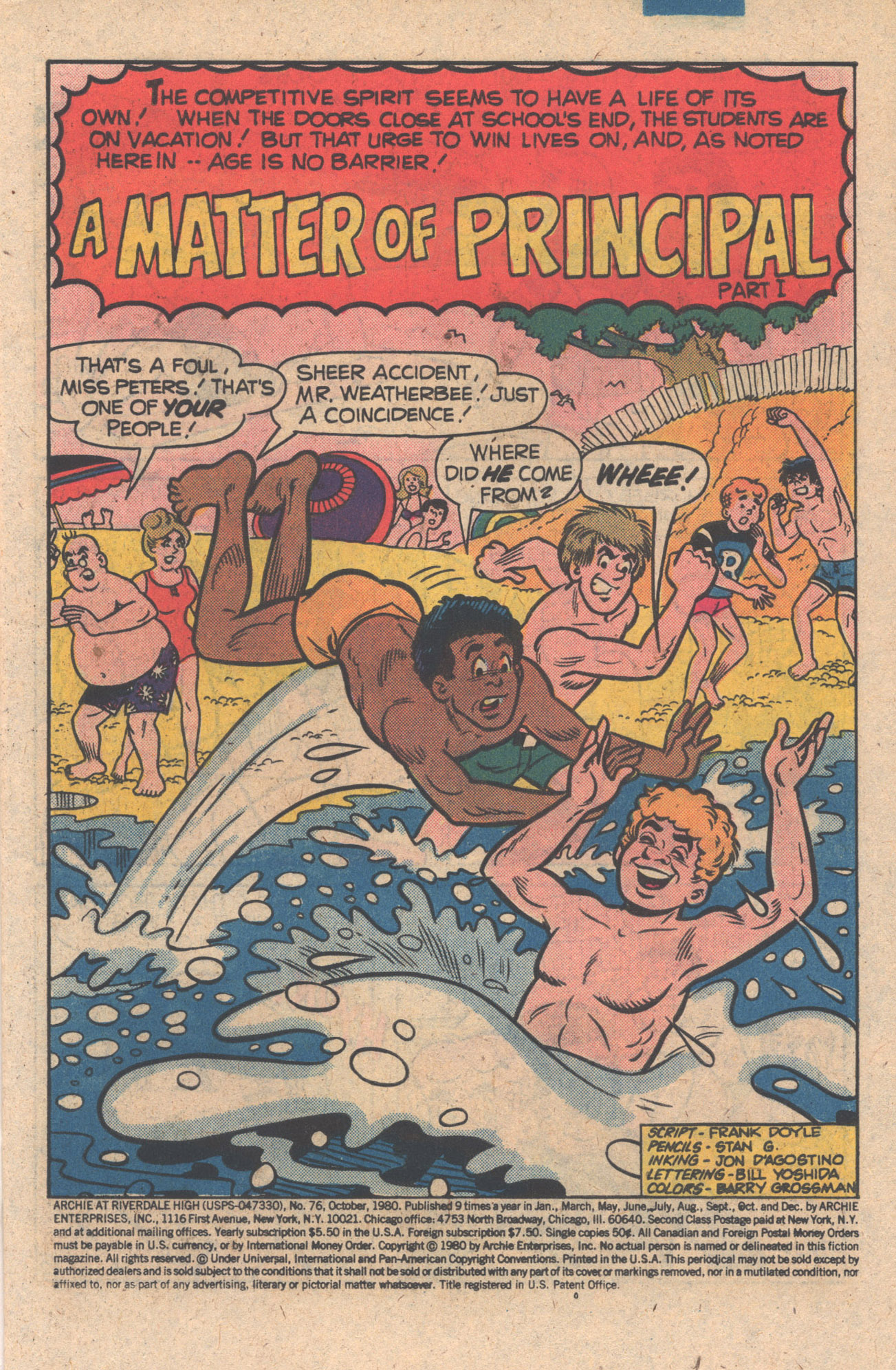Read online Archie at Riverdale High (1972) comic -  Issue #76 - 3