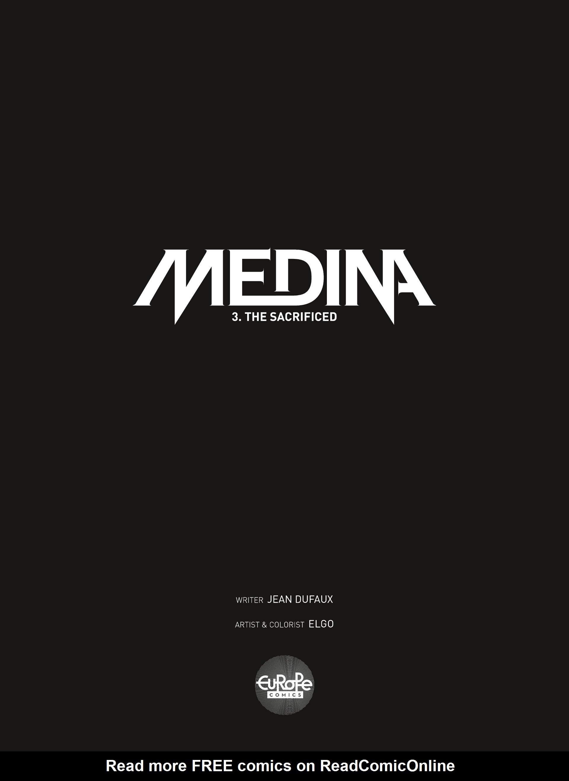 Read online Medina comic -  Issue #3 - 2