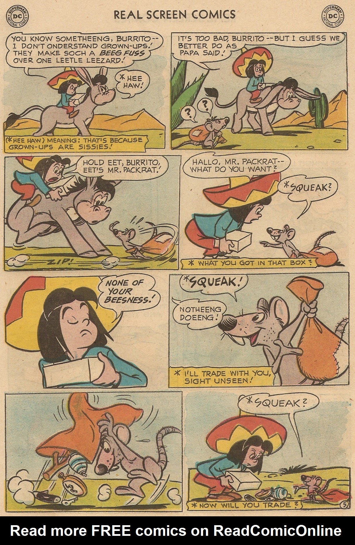Read online Real Screen Comics comic -  Issue #109 - 23