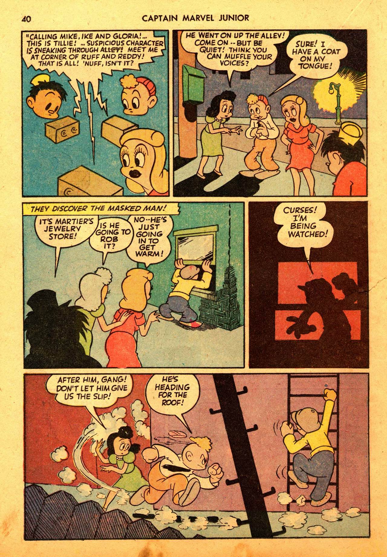 Read online Captain Marvel, Jr. comic -  Issue #108 - 42