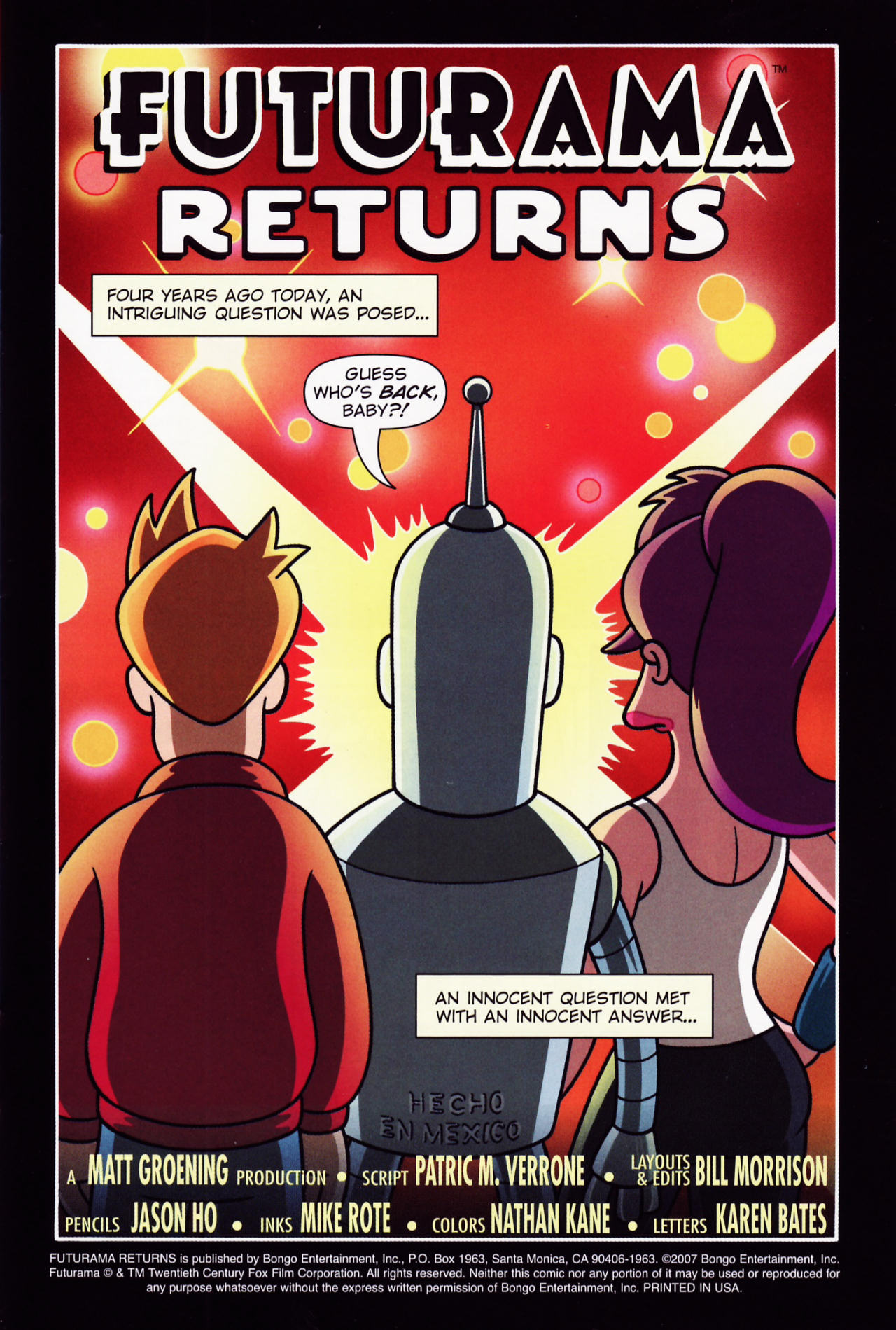 Read online Futurama Comics comic -  Issue #50b - 2