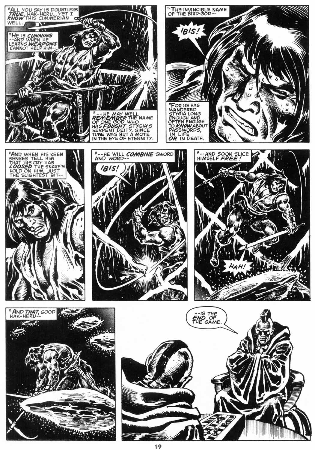 Read online The Savage Sword Of Conan comic -  Issue #206 - 20