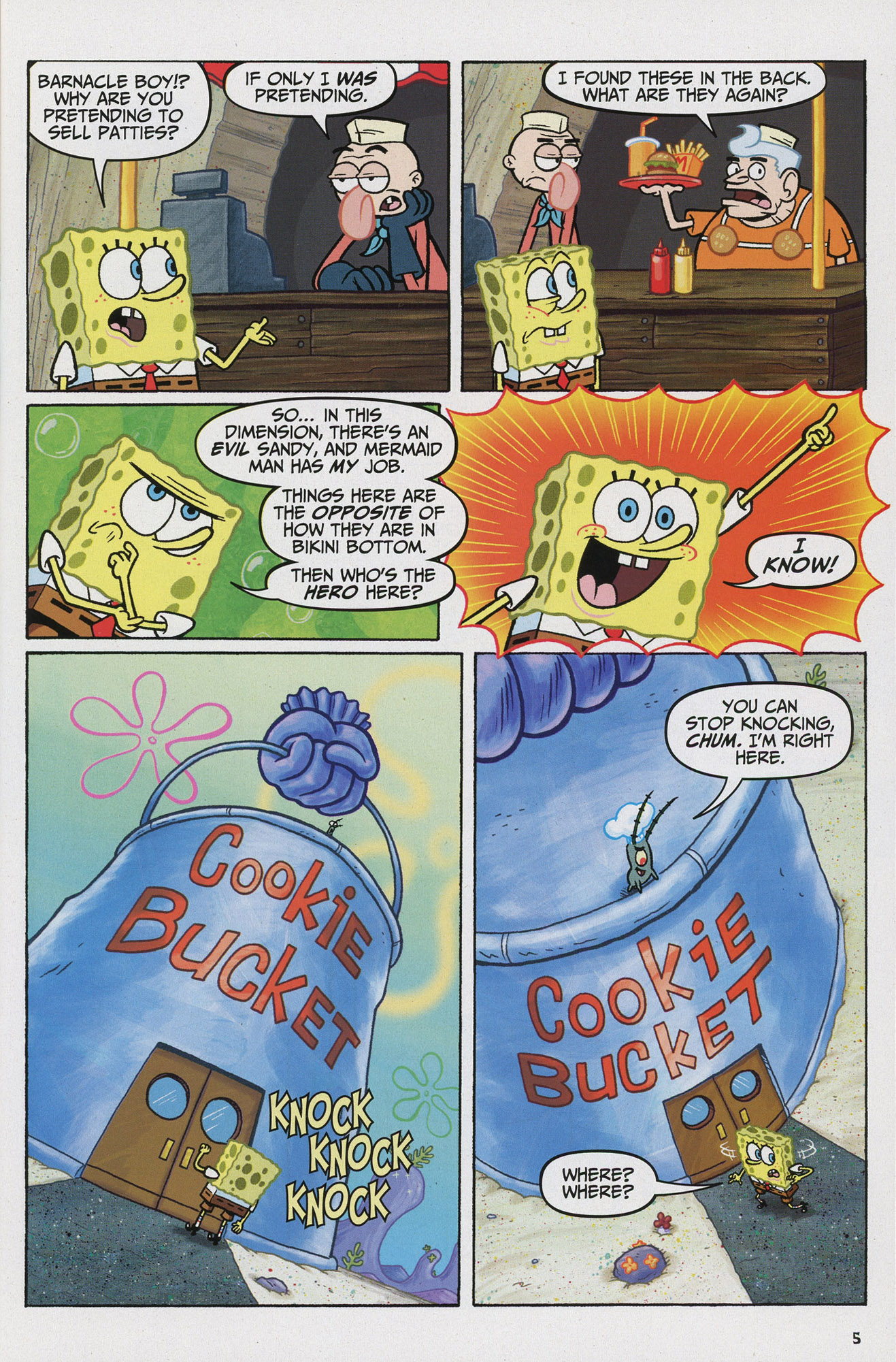 Read online SpongeBob Comics comic -  Issue #6 - 7