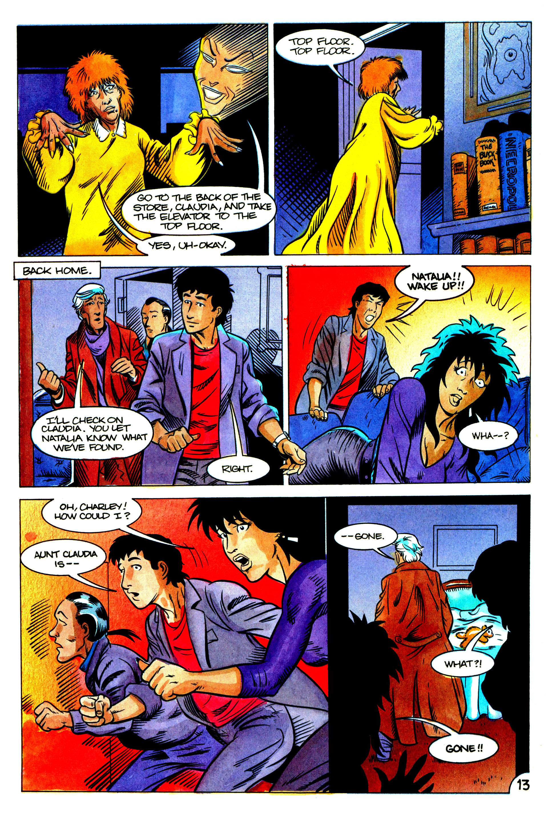 Read online Fright Night (1988) comic -  Issue #16 - 17