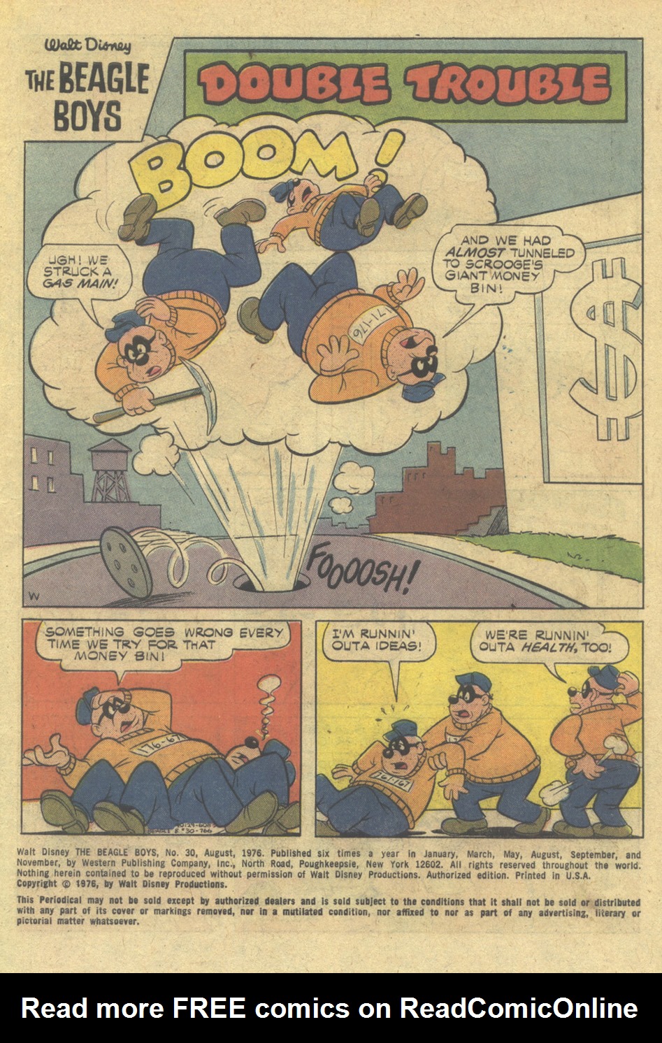 Read online Walt Disney THE BEAGLE BOYS comic -  Issue #30 - 3