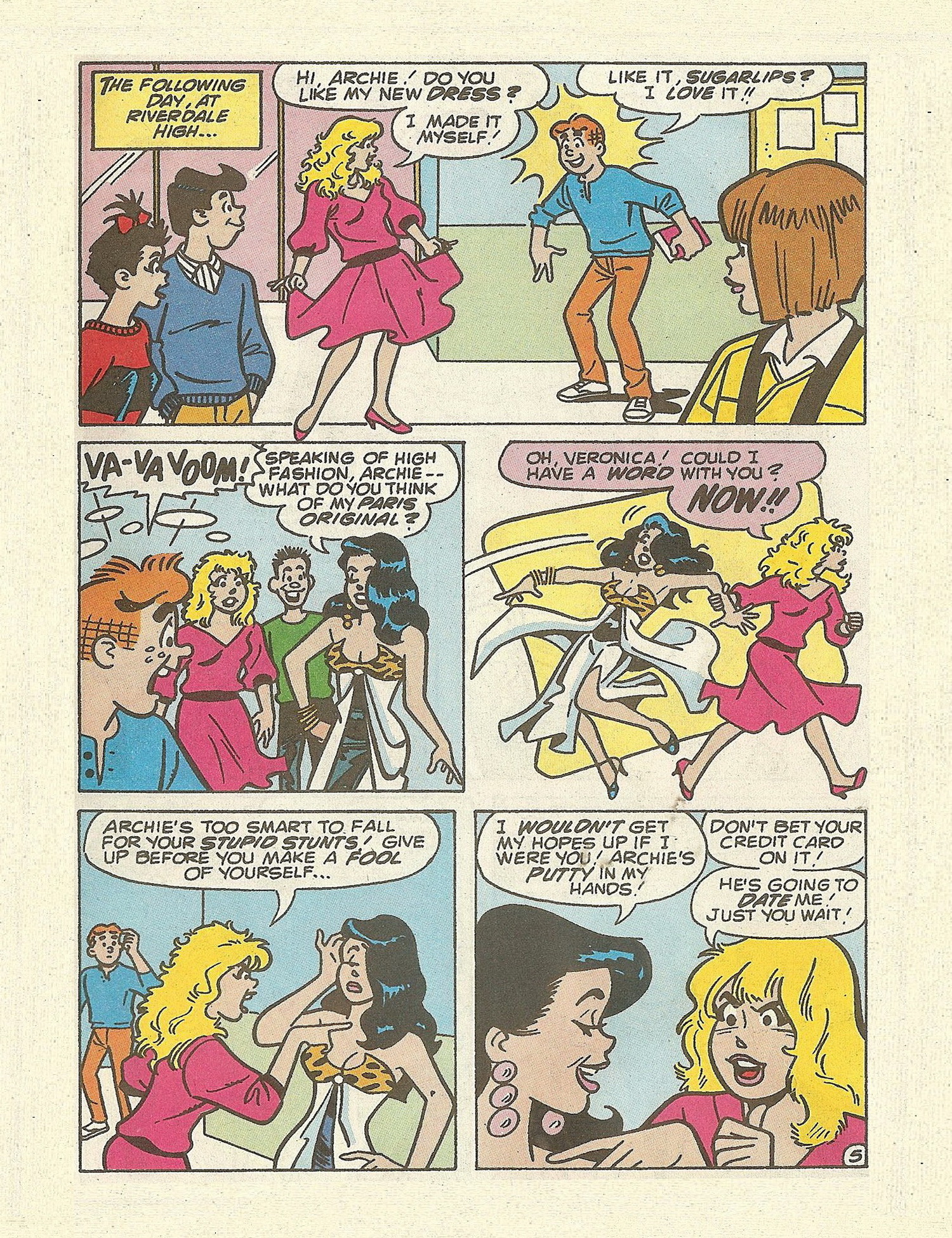 Read online Betty and Veronica Digest Magazine comic -  Issue #60 - 19
