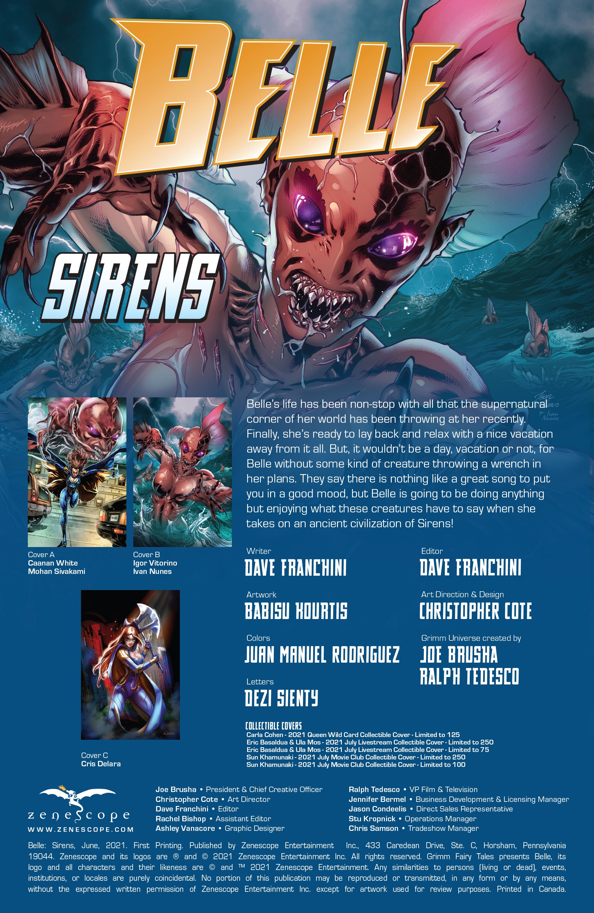 Read online Belle: Sirens comic -  Issue # Full - 2