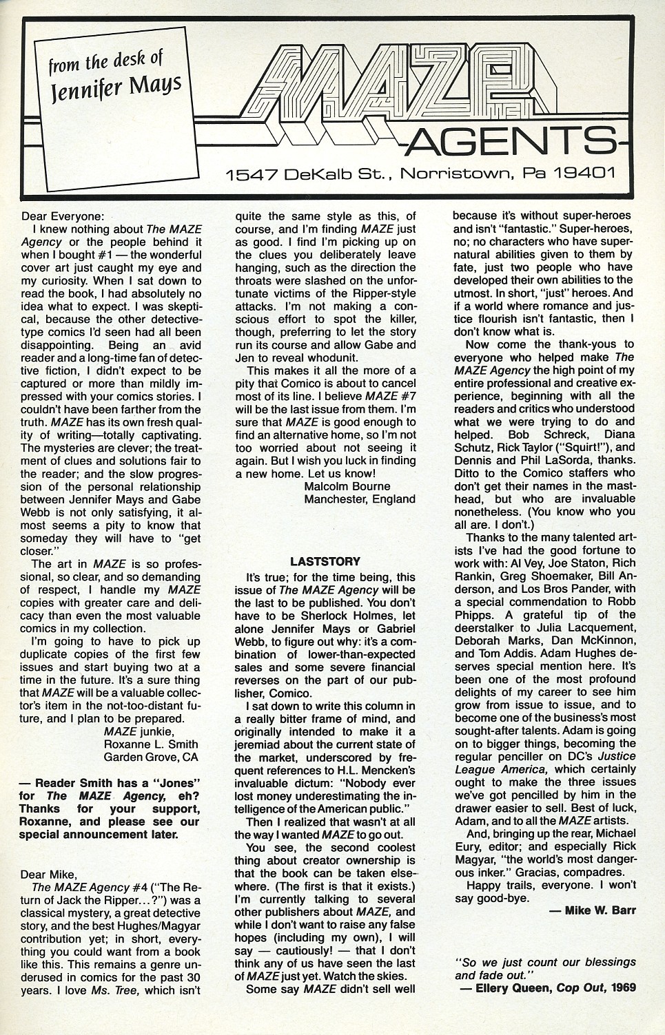 Read online Maze Agency (1988) comic -  Issue #7 - 29