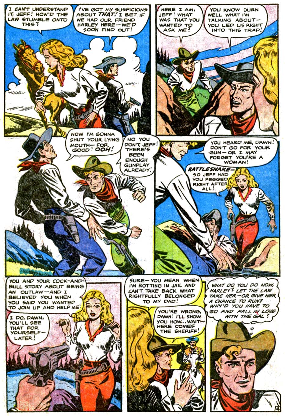 Read online Cowgirl Romances (1950) comic -  Issue #3 - 6