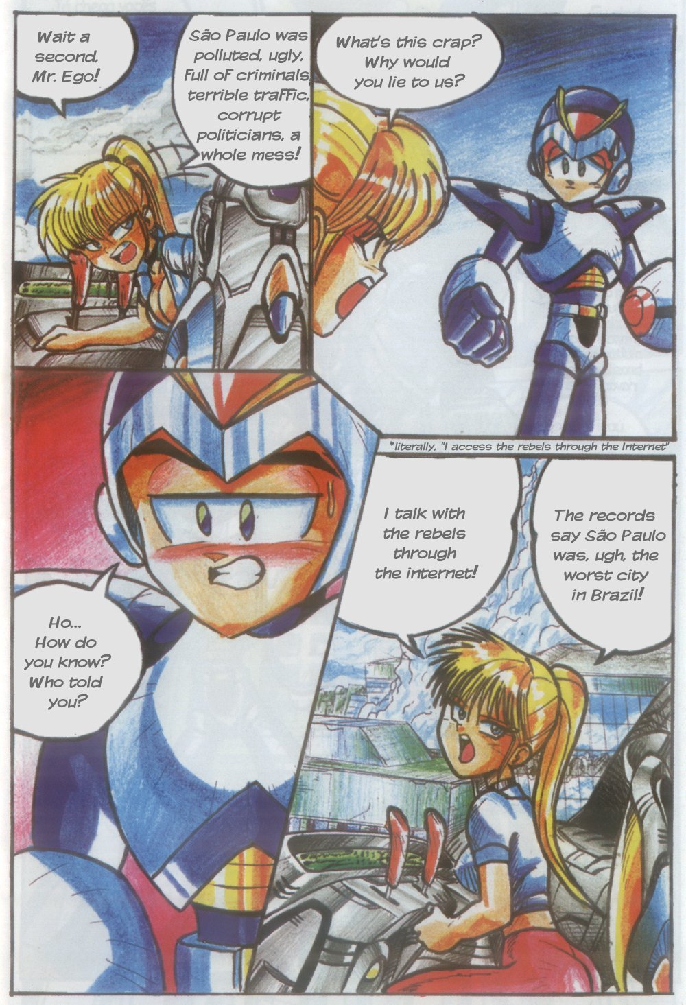 Read online Novas Aventuras de Megaman comic -  Issue #3 - 5
