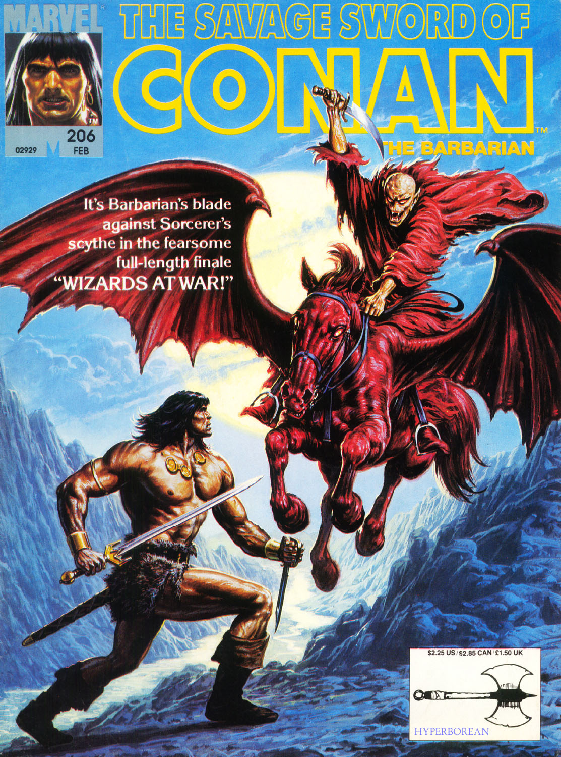 Read online The Savage Sword Of Conan comic -  Issue #206 - 1