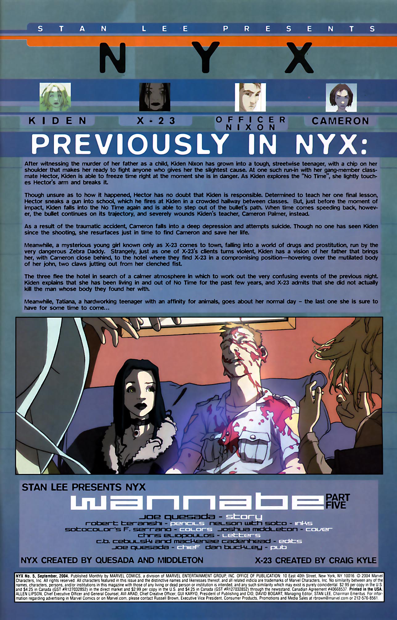 Read online NYX comic -  Issue #5 - 2