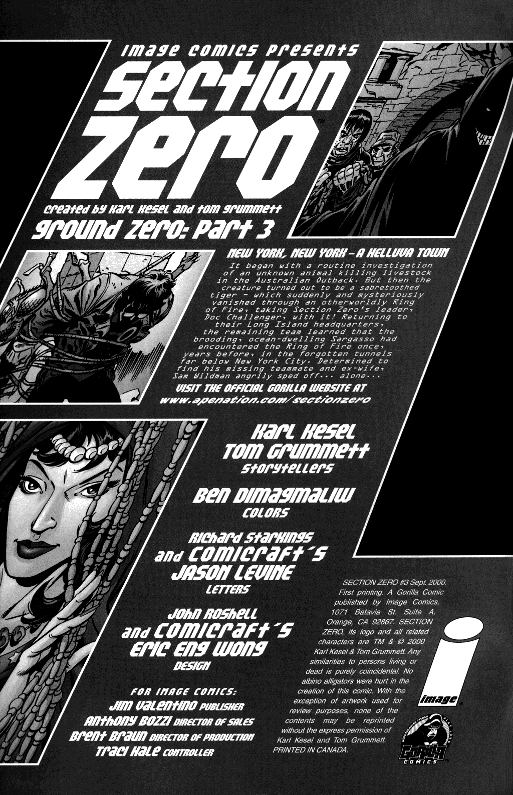Read online Section Zero comic -  Issue #3 - 2