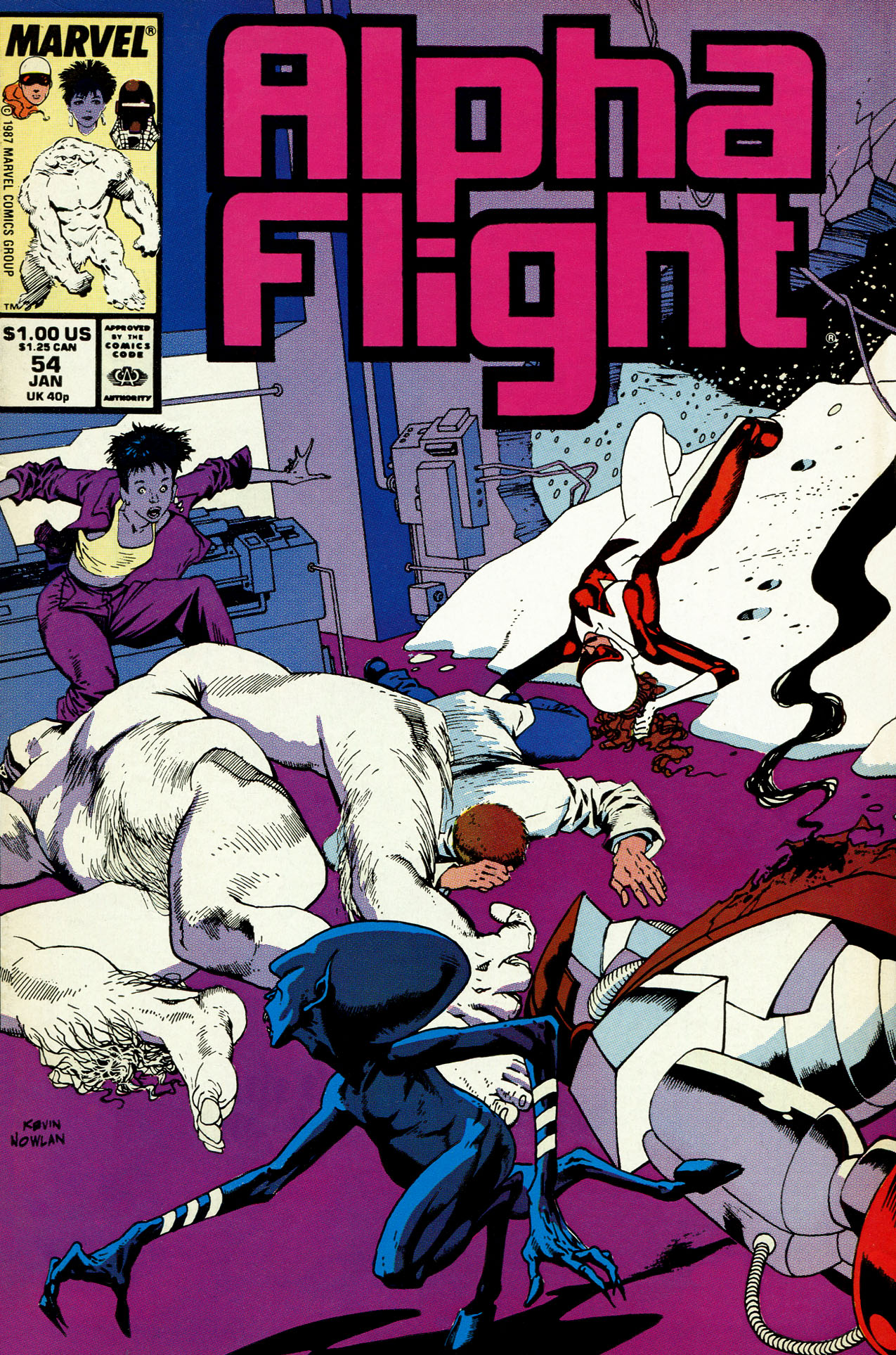 Read online Alpha Flight (1983) comic -  Issue #54 - 1