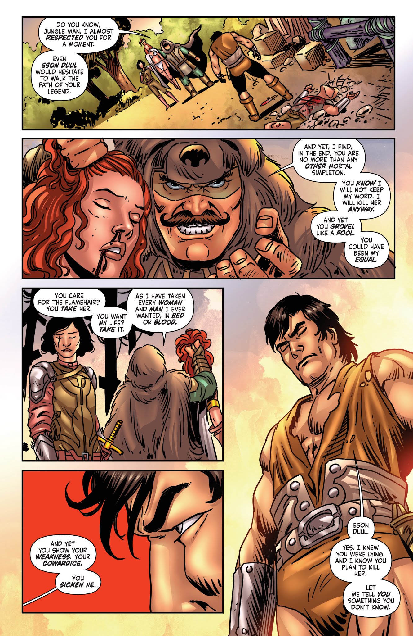 Read online Red Sonja/Tarzan comic -  Issue #5 - 14