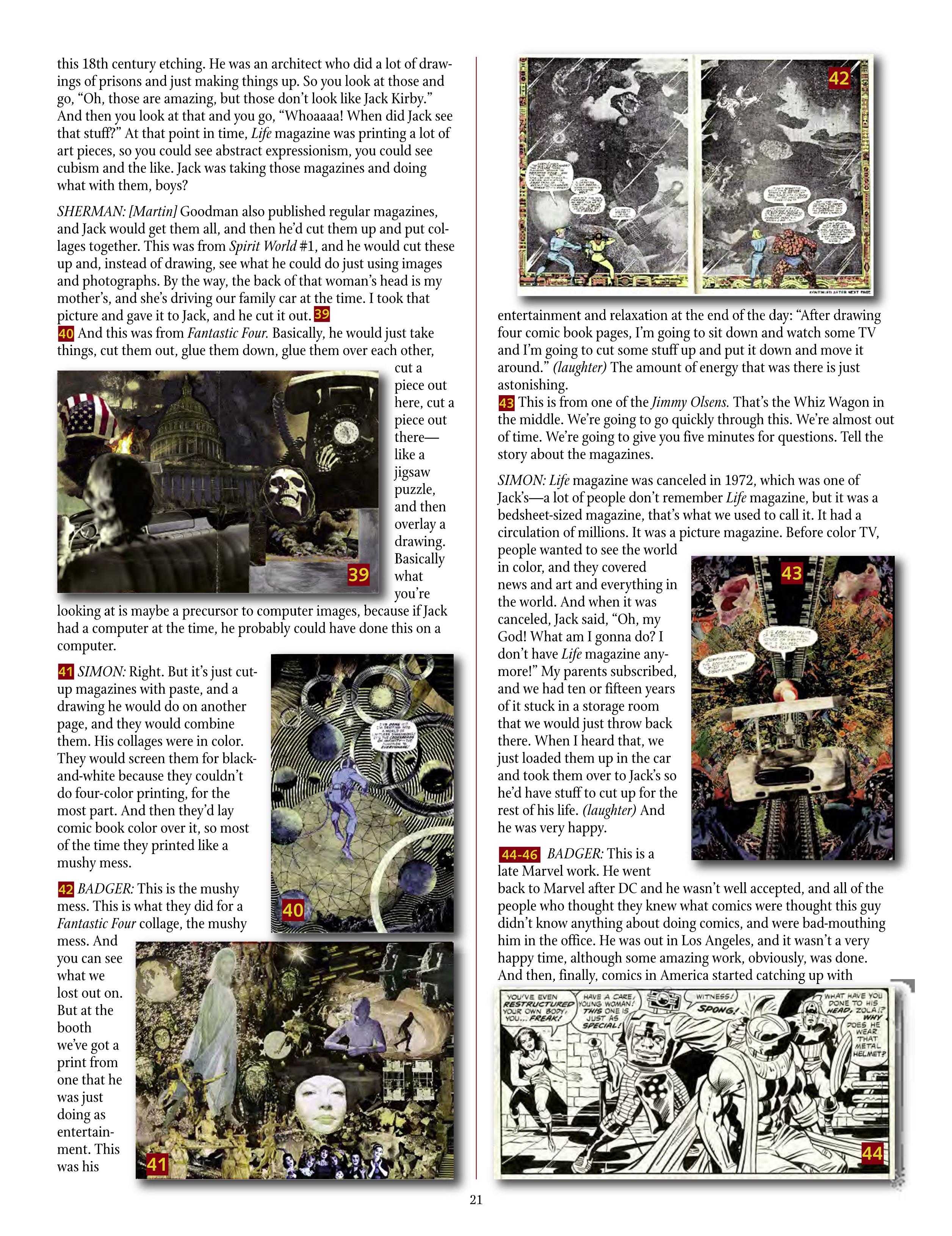 Read online The Jack Kirby Collector comic -  Issue #71 - 23