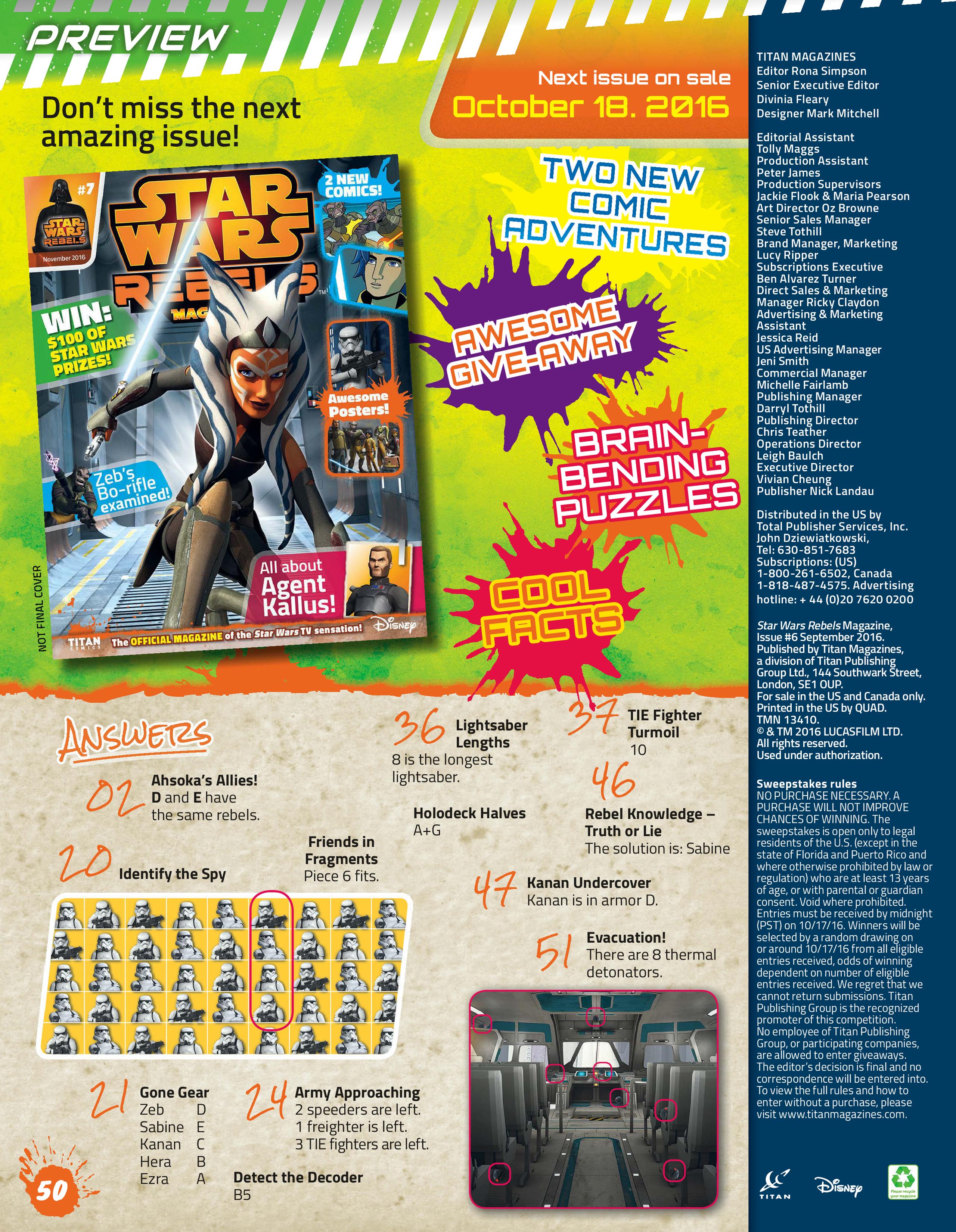 Read online Star Wars Rebels Magazine comic -  Issue #6 - 50