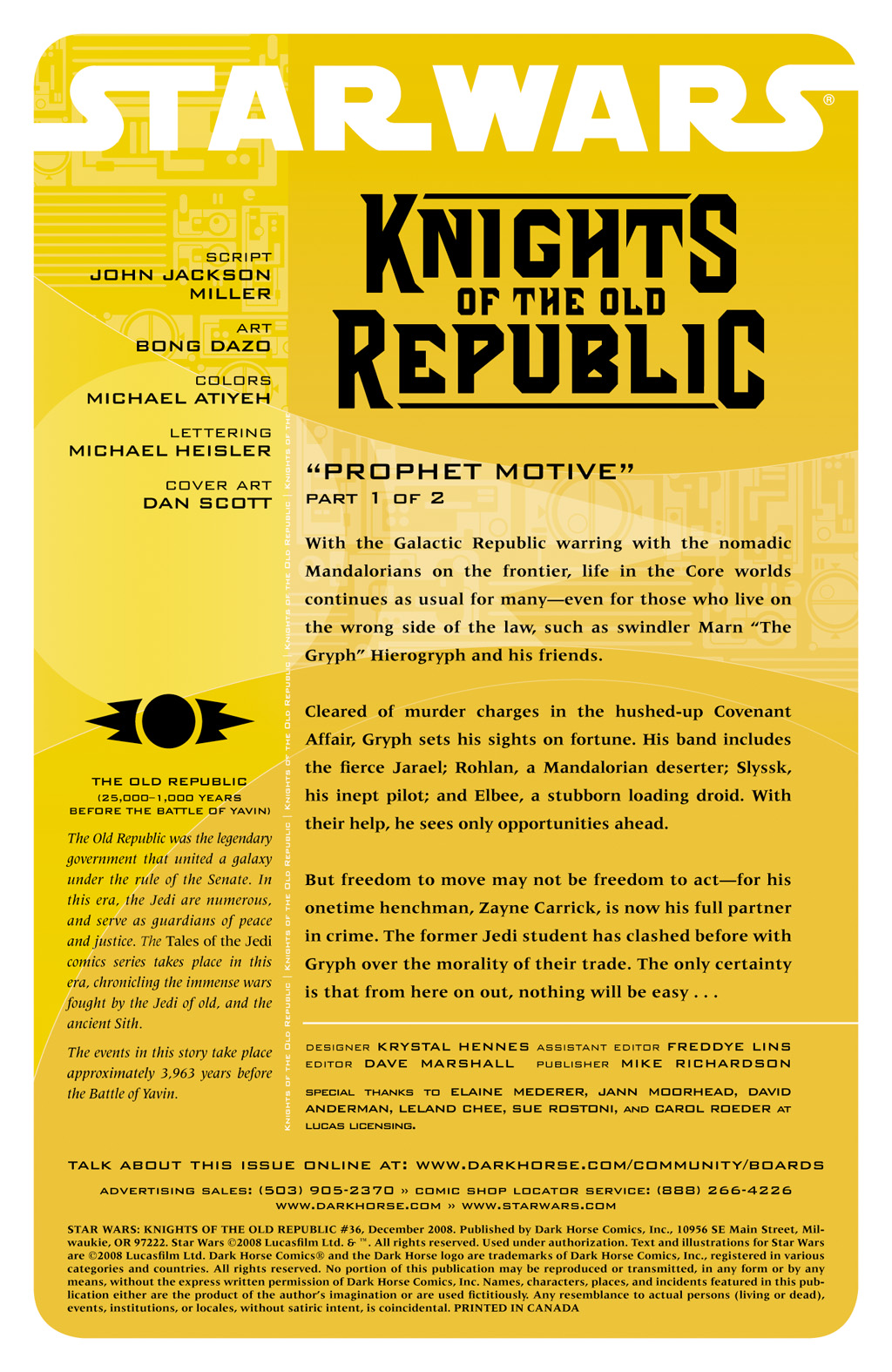 Read online Star Wars: Knights Of The Old Republic comic -  Issue #36 - 2