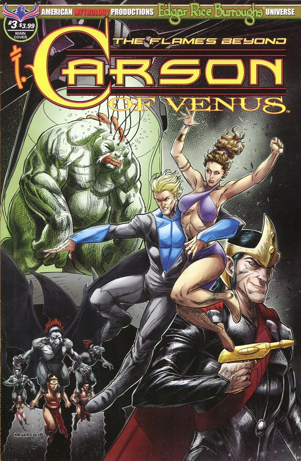 Read online Carson of Venus: The Flames Beyond comic -  Issue #3 - 1
