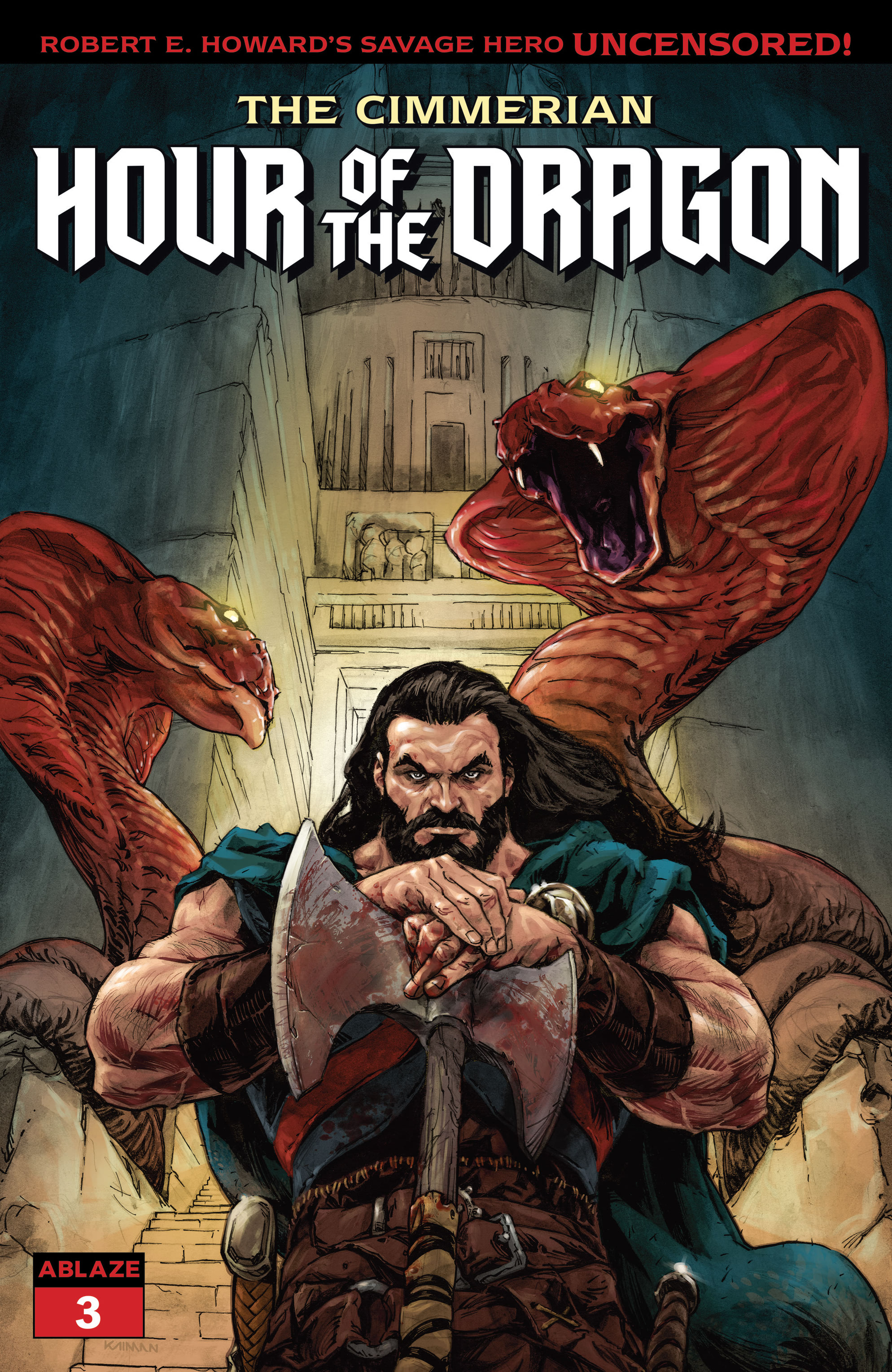 Read online The Cimmerian: Hour of the Dragon comic -  Issue #3 - 1