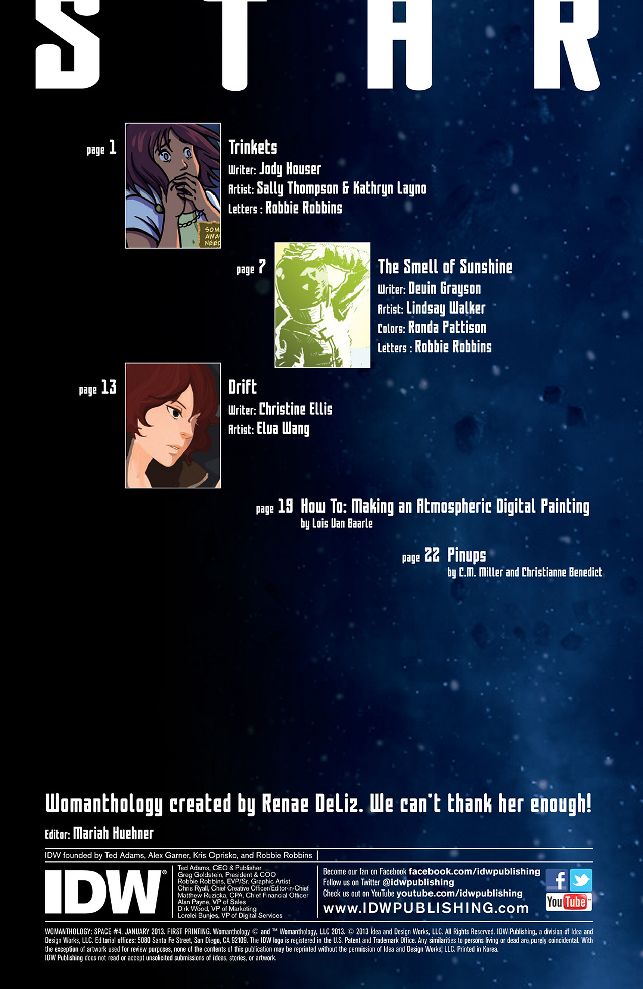 Read online Womanthology: Space comic -  Issue #4 - 2