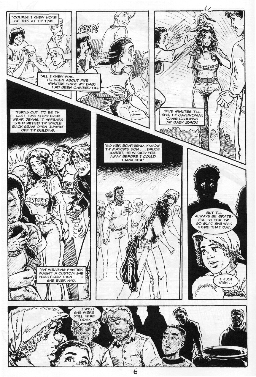 Read online Cavewoman: Rain comic -  Issue #6 - 8
