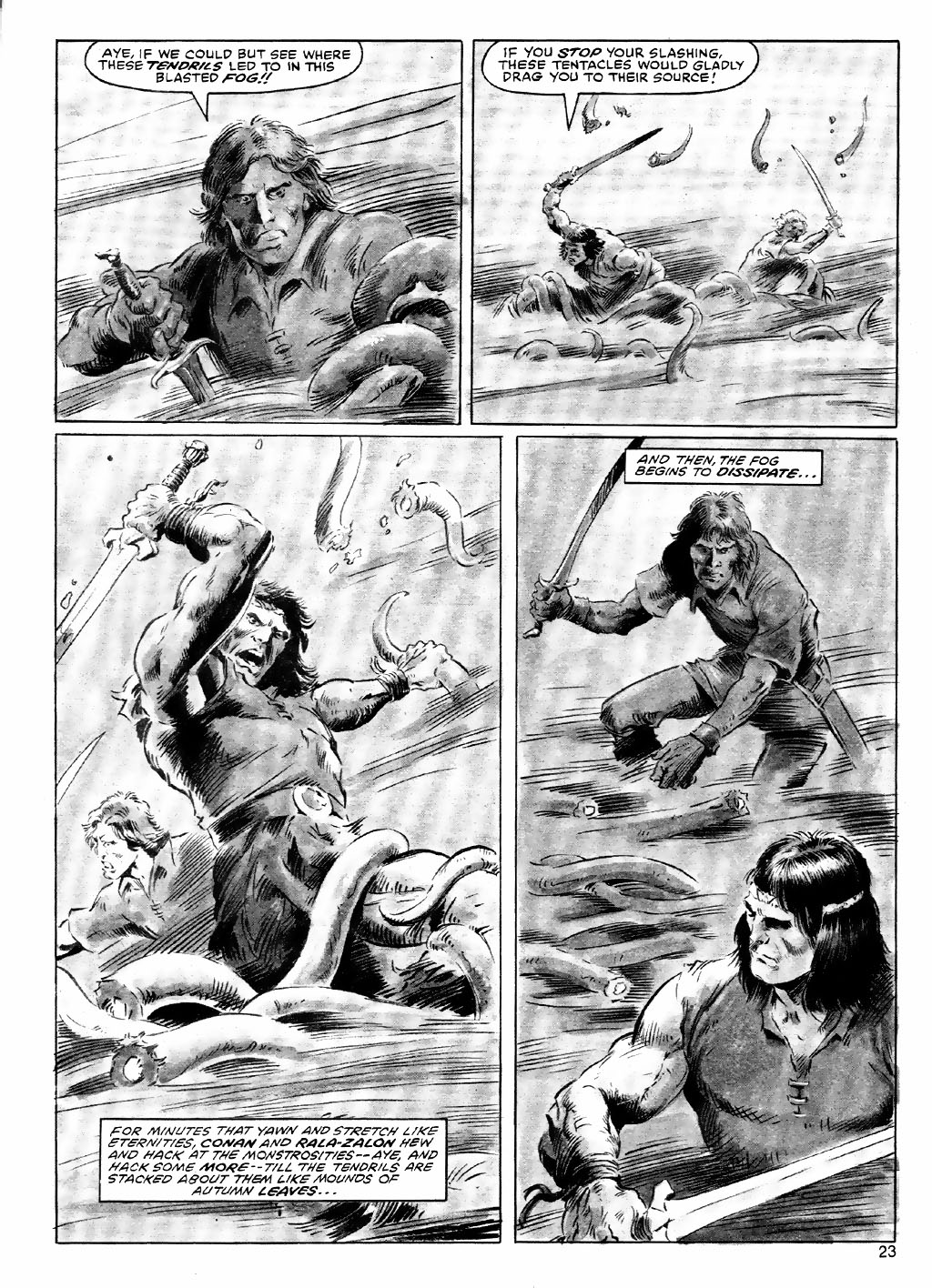 Read online The Savage Sword Of Conan comic -  Issue #84 - 23