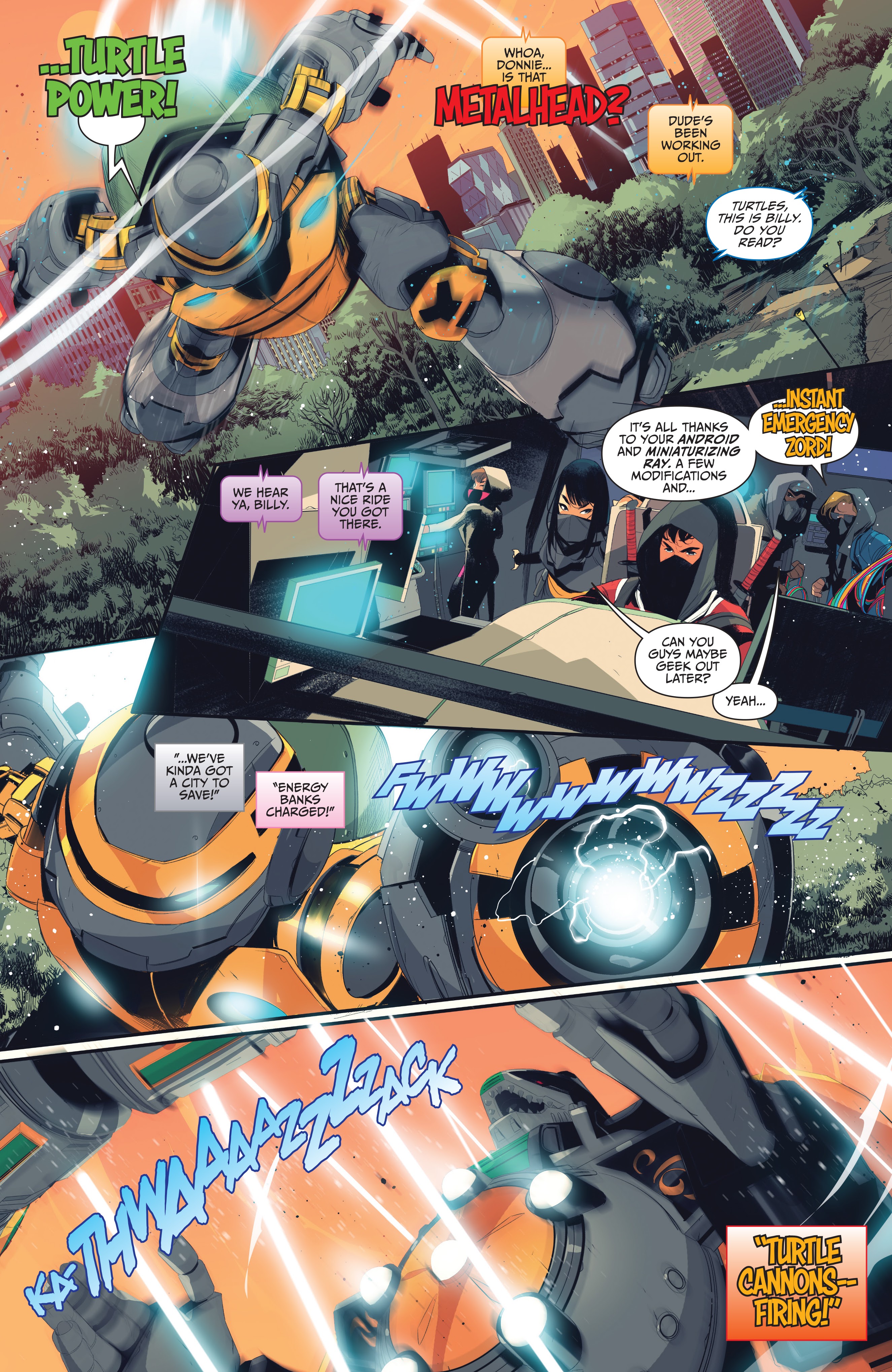 Read online Mighty Morphin Power Rangers: Teenage Mutant Ninja Turtles comic -  Issue # _TPB - 107
