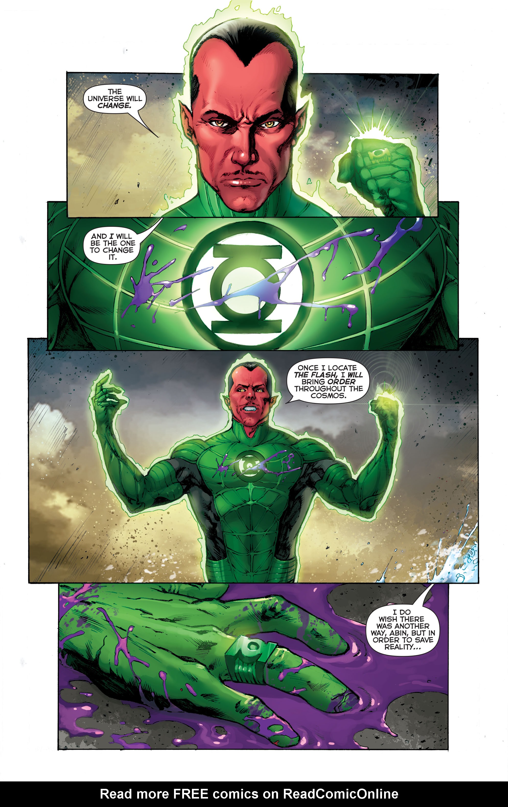 Read online Flashpoint: Abin Sur - The Green Lantern comic -  Issue #3 - 2